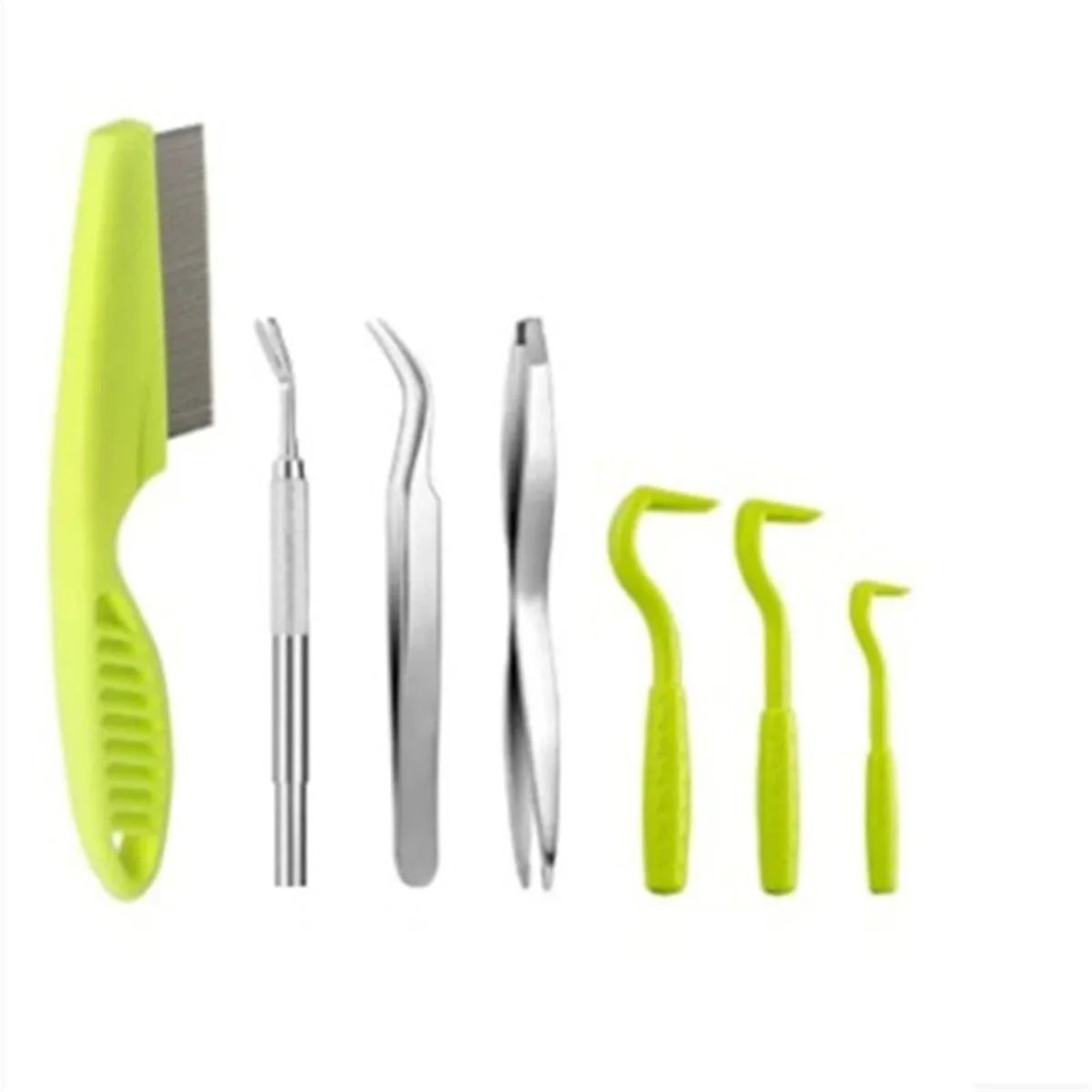 Pet Tick  Flea Removal Kit  EasytoUse Hook Extractor  Tweezers Pliers For Dogs  Cats 9