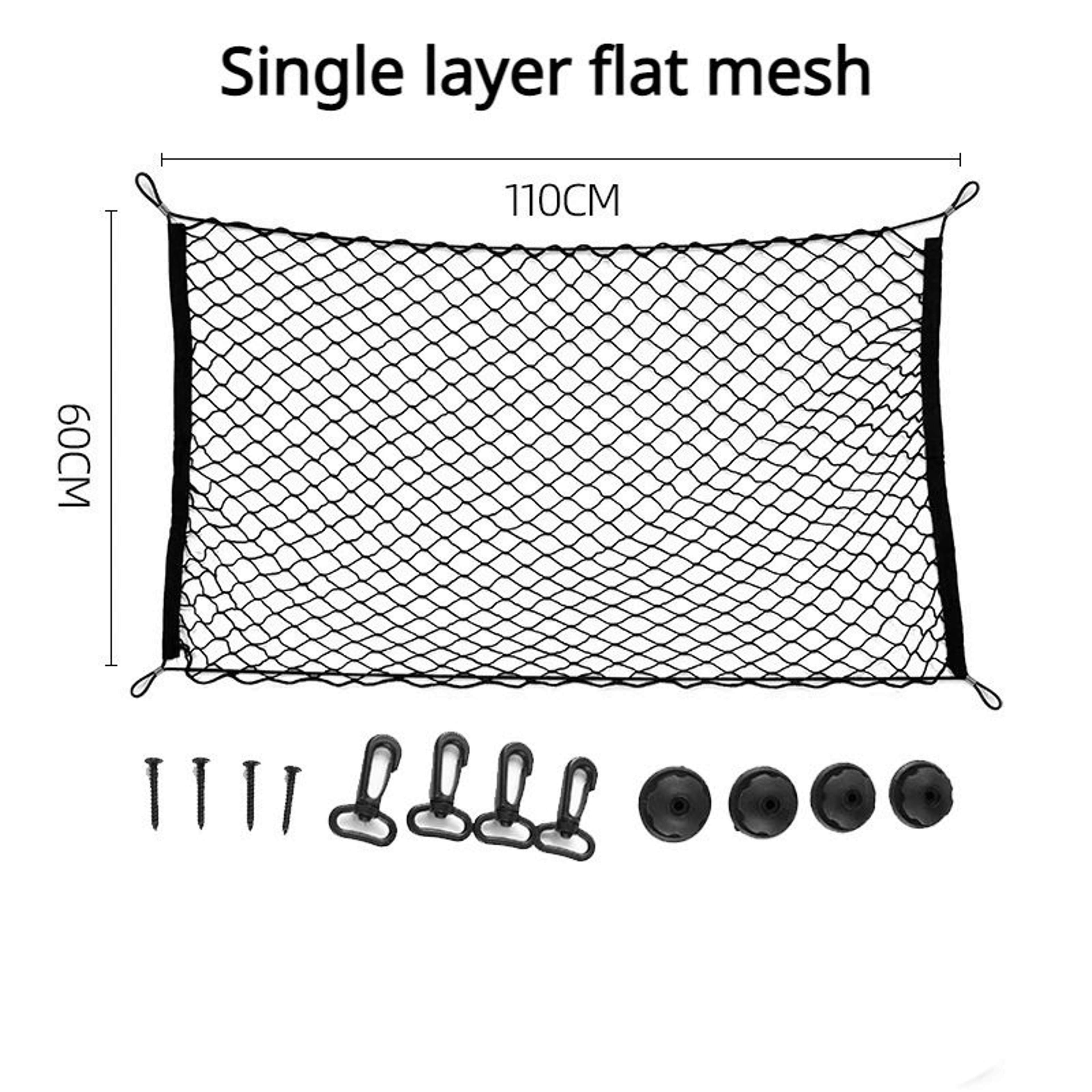 Car Trunk Pet Barrier Net  Sturdy Elastic Dog Safety Fence For Secure Vehicle Separation 6