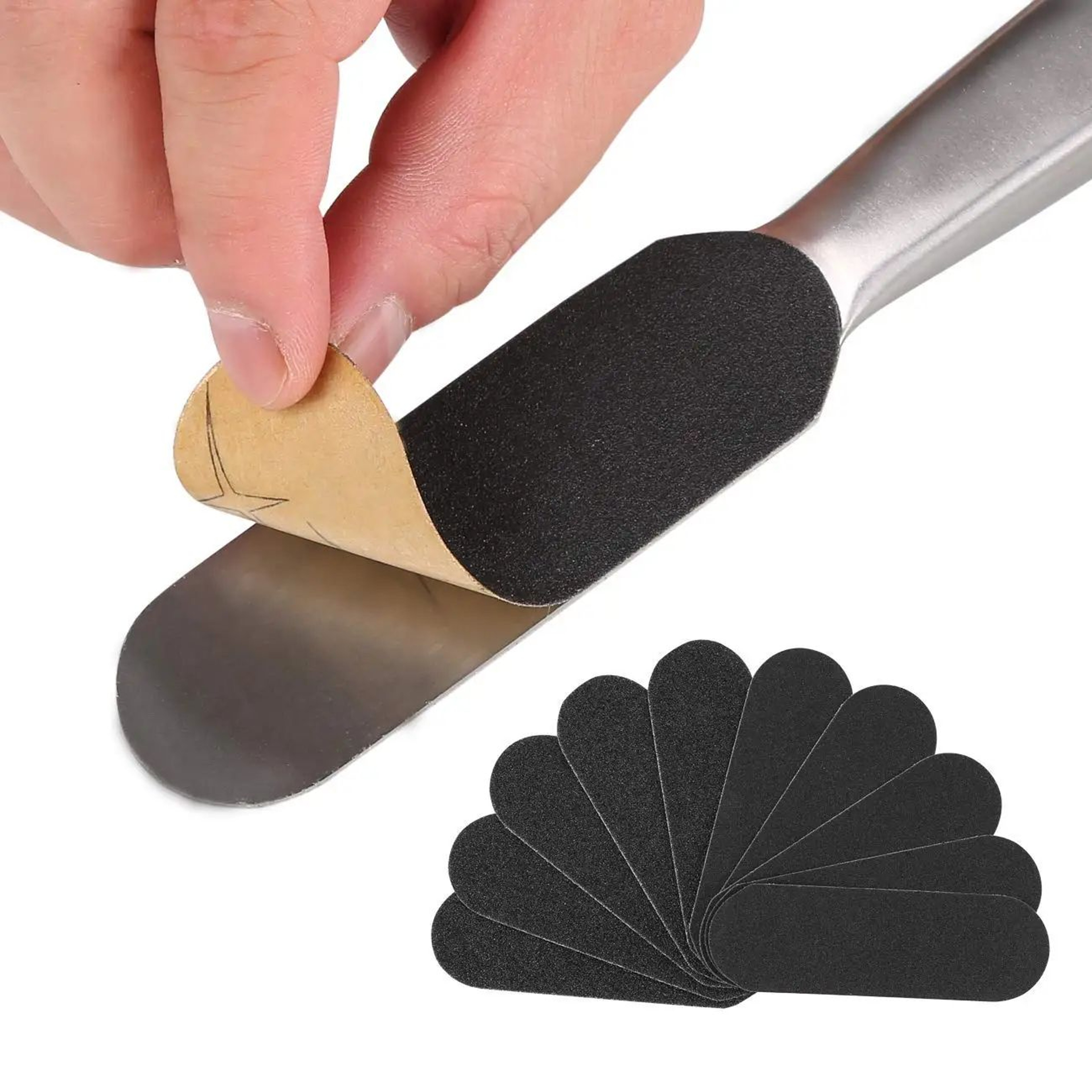 11 Pcs Pedicure Foot File Kit  Metal Handle Callus Remover Rasp With Coarse And Fine Grit Sanding R 2
