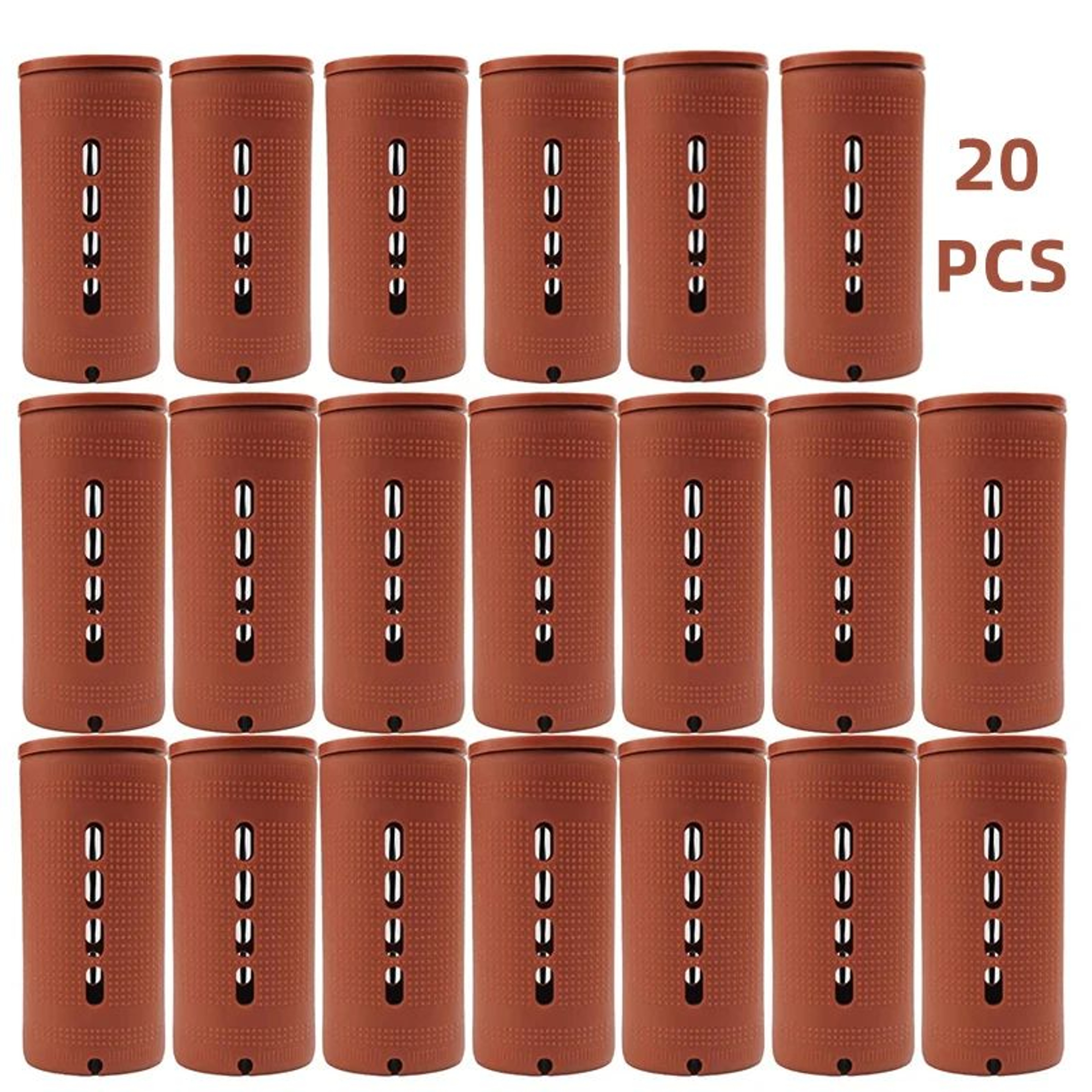 20 Pcs Extra Large Perm Rods For Natural And Long Hair  Cold Wave Curling Rollers For Big Curls And 8