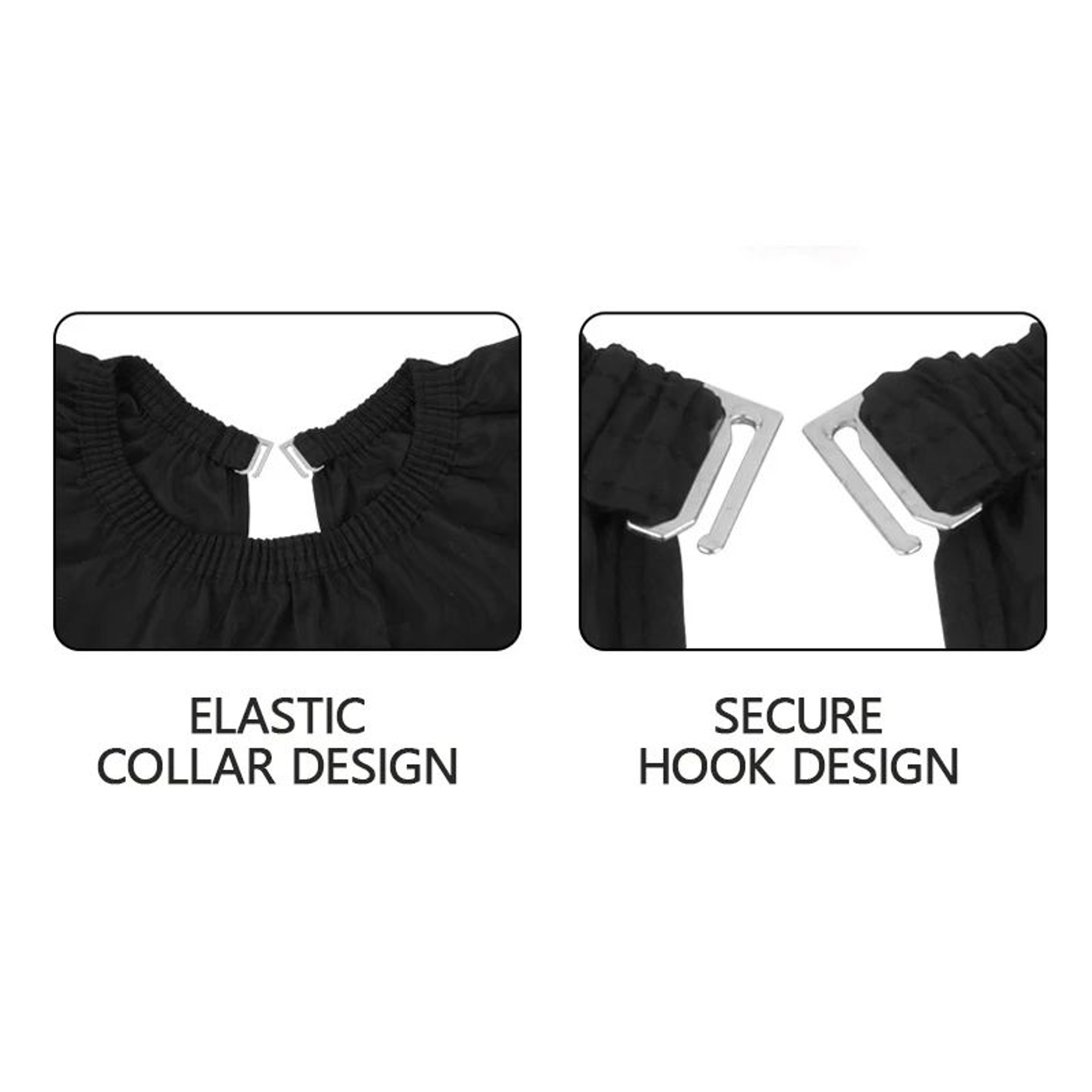 Barbershop Hair Cutting Cape  Silicone Neck Salon Hairdressing Gown Apron For Barber  Home Haircuts 3