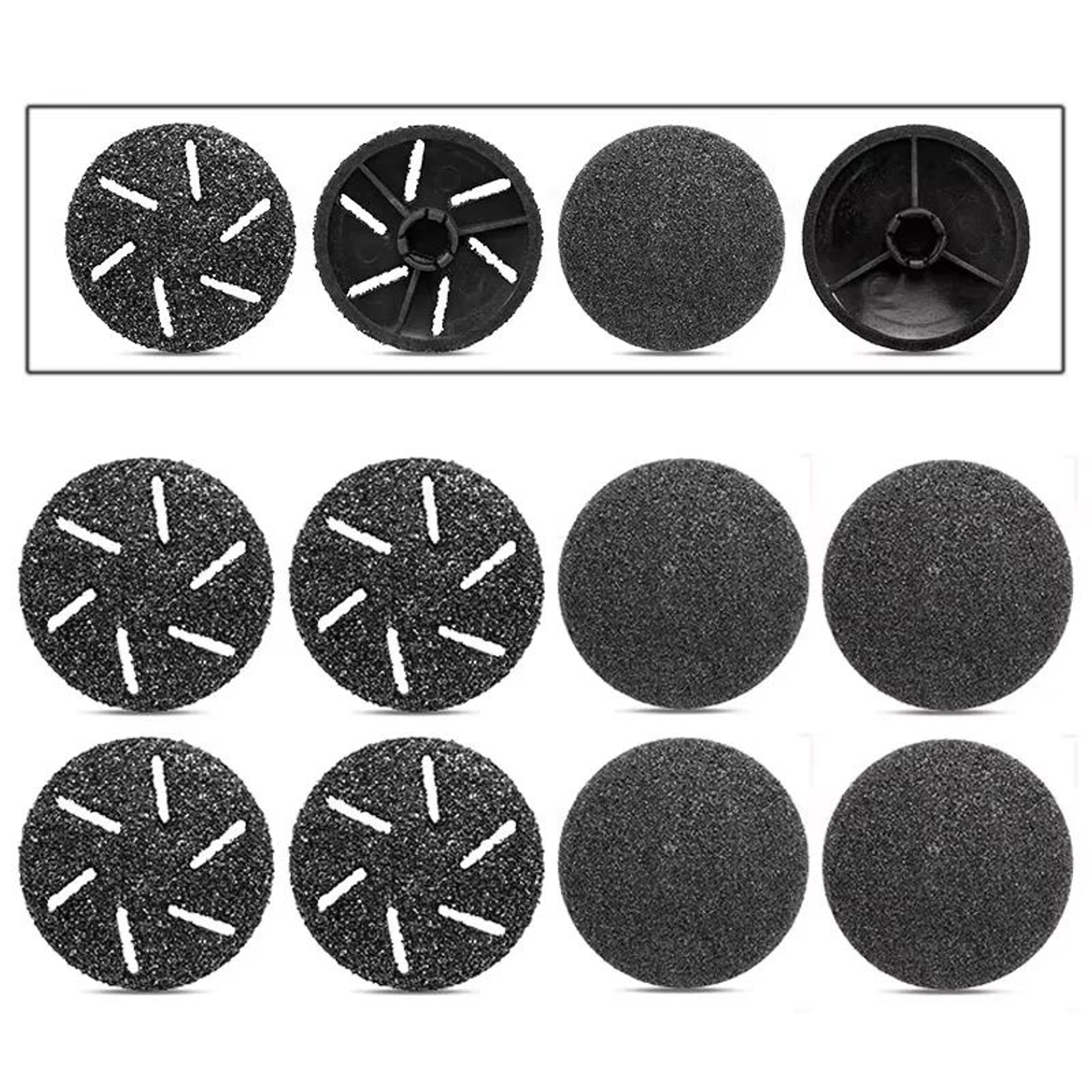 8 Pcs Callus Remover Roller Refills  Replacement Foot File Heads For Hard Dead Skin Pedicure Foot C 4
