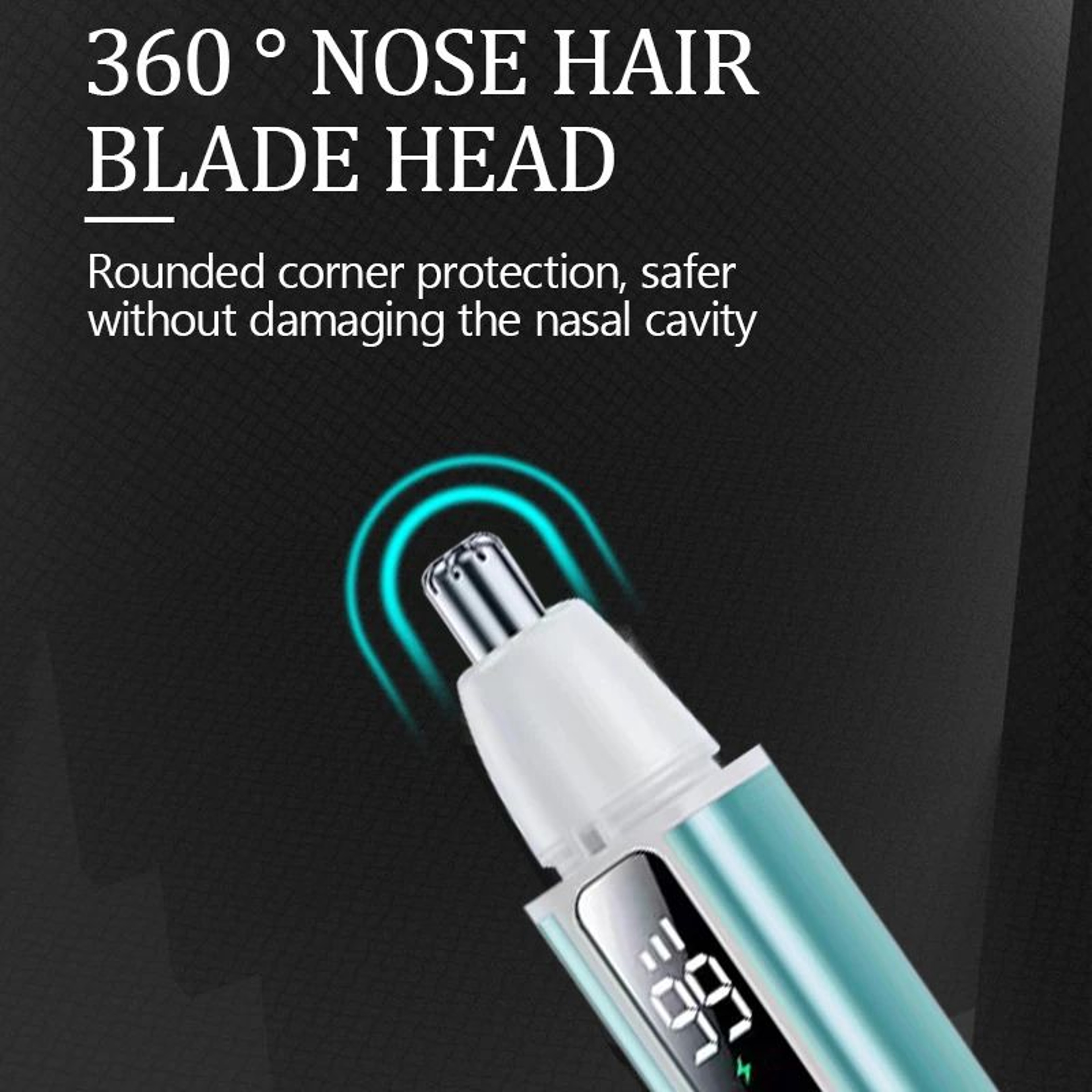 Rechargeable Electric Nose  Ear Hair Trimmer  TypeC Fast Charging Portable Facial Groomer For Eyebr