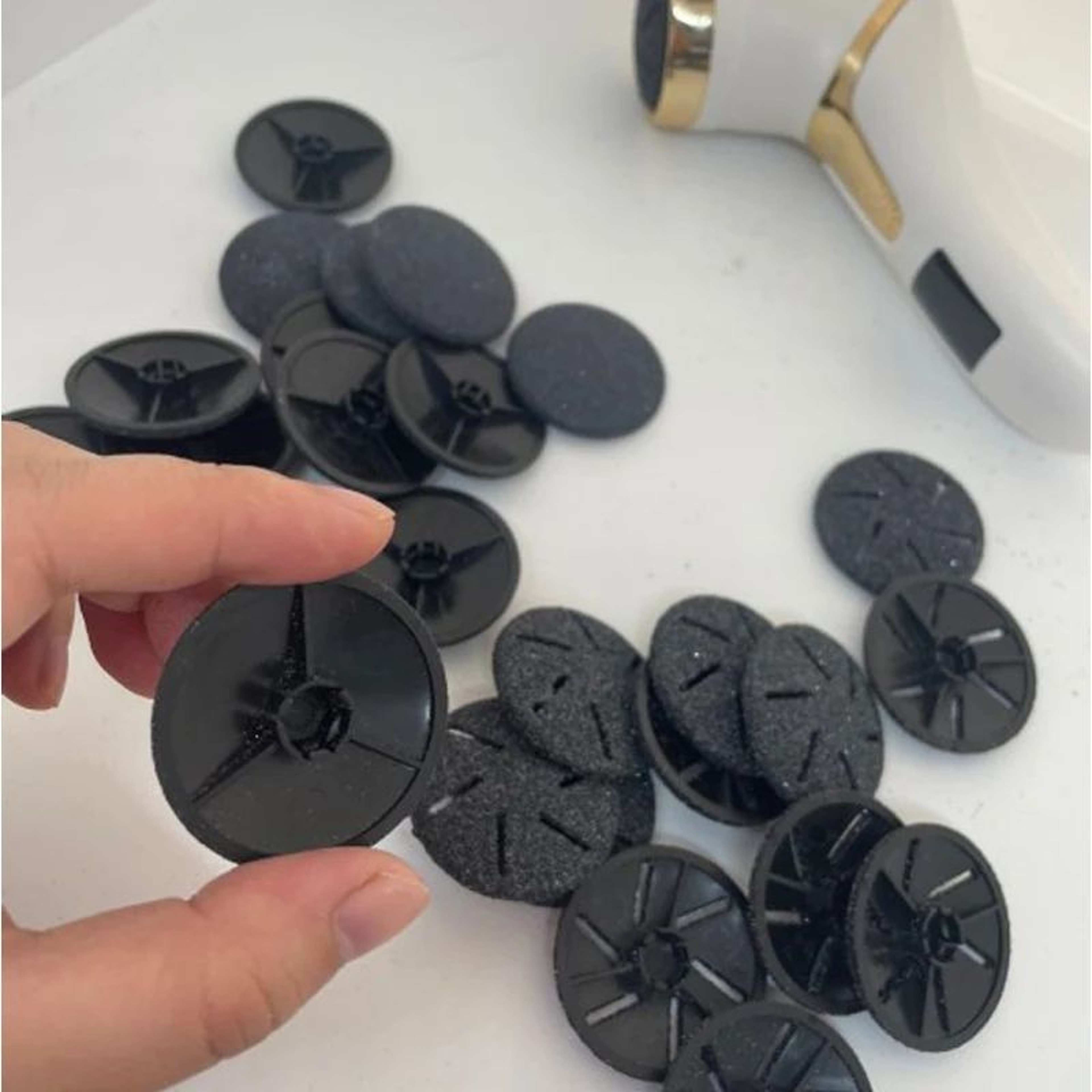 24 Pcs Electric Foot File Sandpaper Discs  Replacement Pedicure Sanding Pads For Callus Remover Mac 5