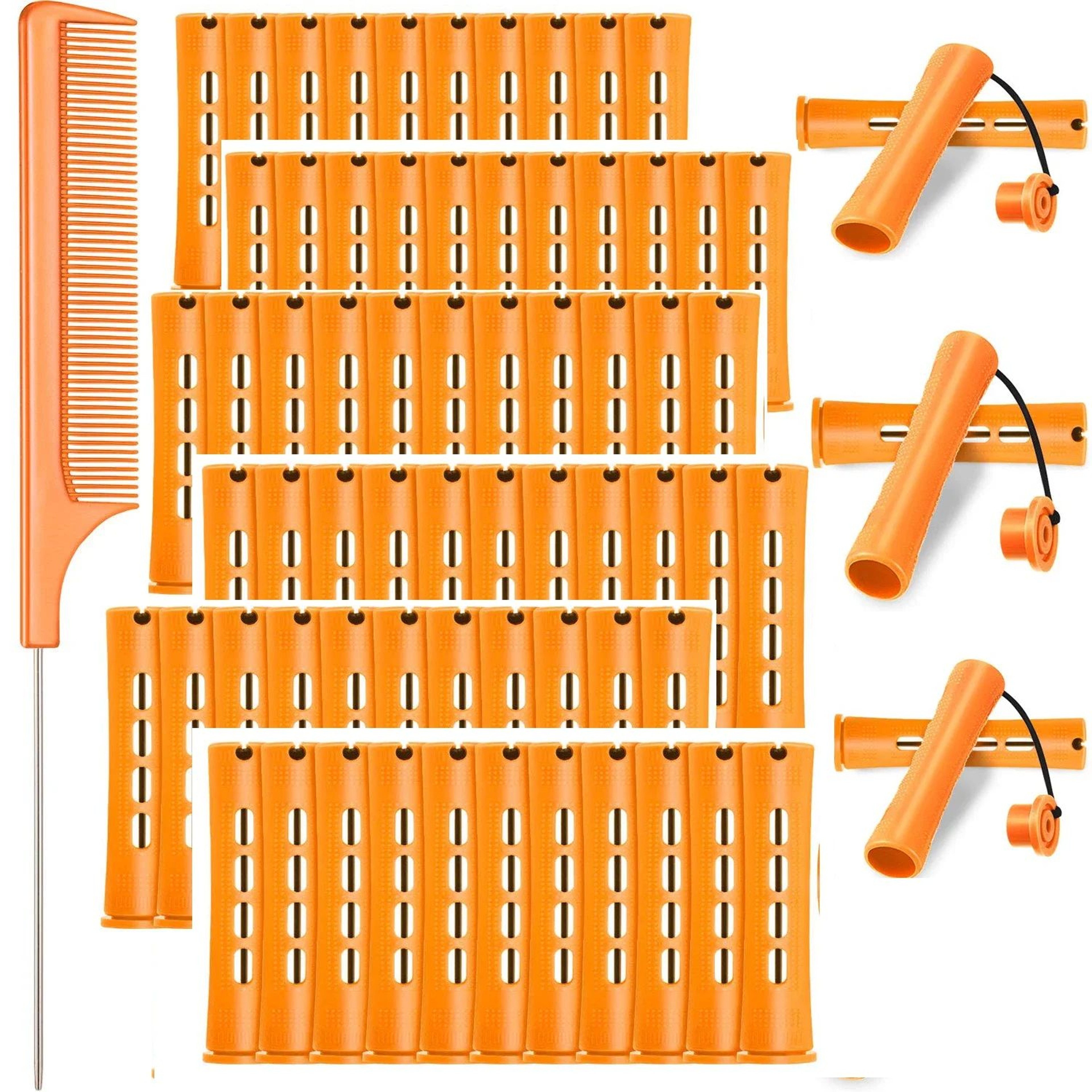 60 Pcs Cold Wave Perm Rods Set  SalonGrade Hair Perm Rollers For LongLasting Curls  Professional Cu 12