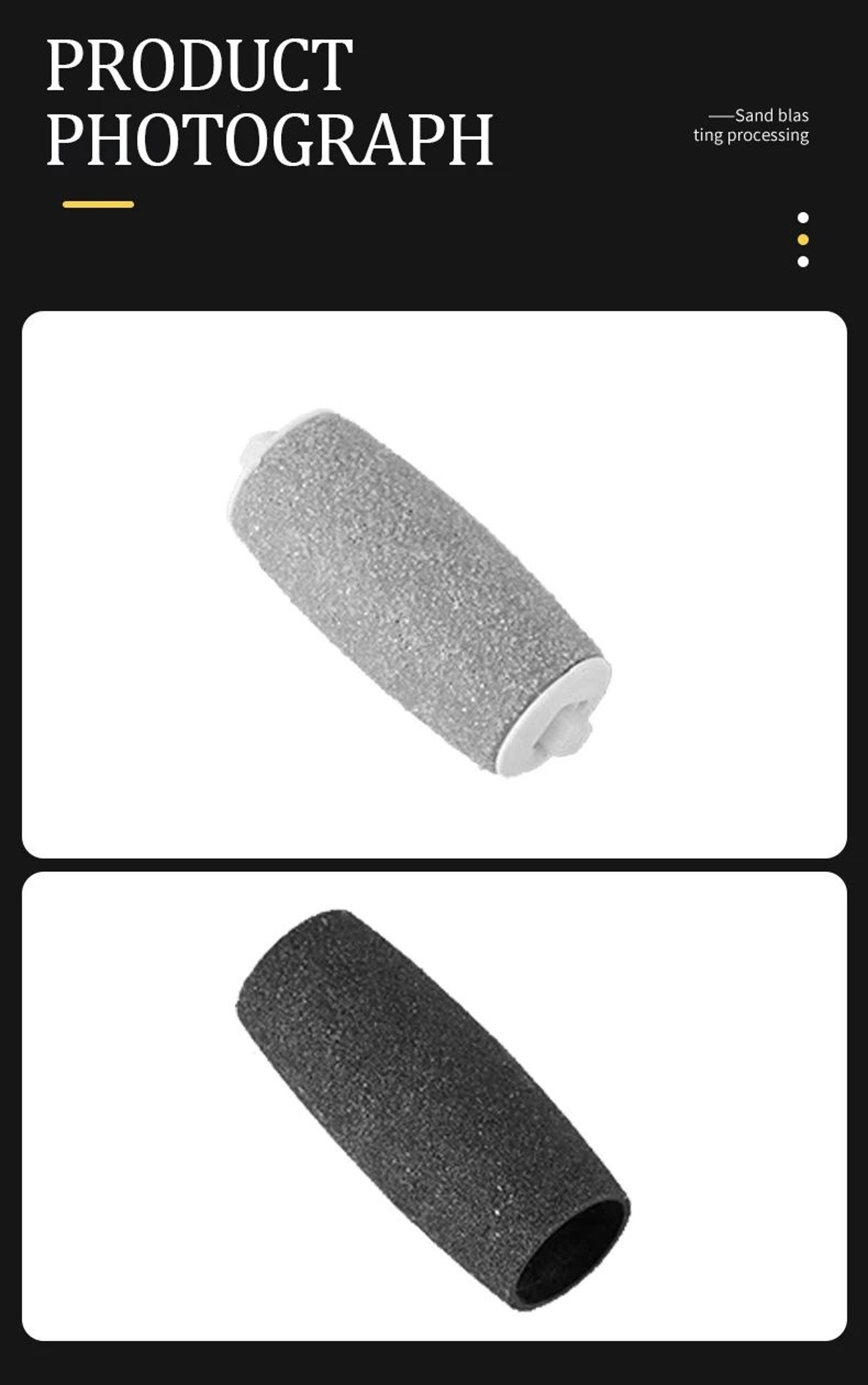 6 Pcs Foot Callus Remover Roller Refills  Hard Skin Remover Replacement Heads For Cracked Heels Cal 11
