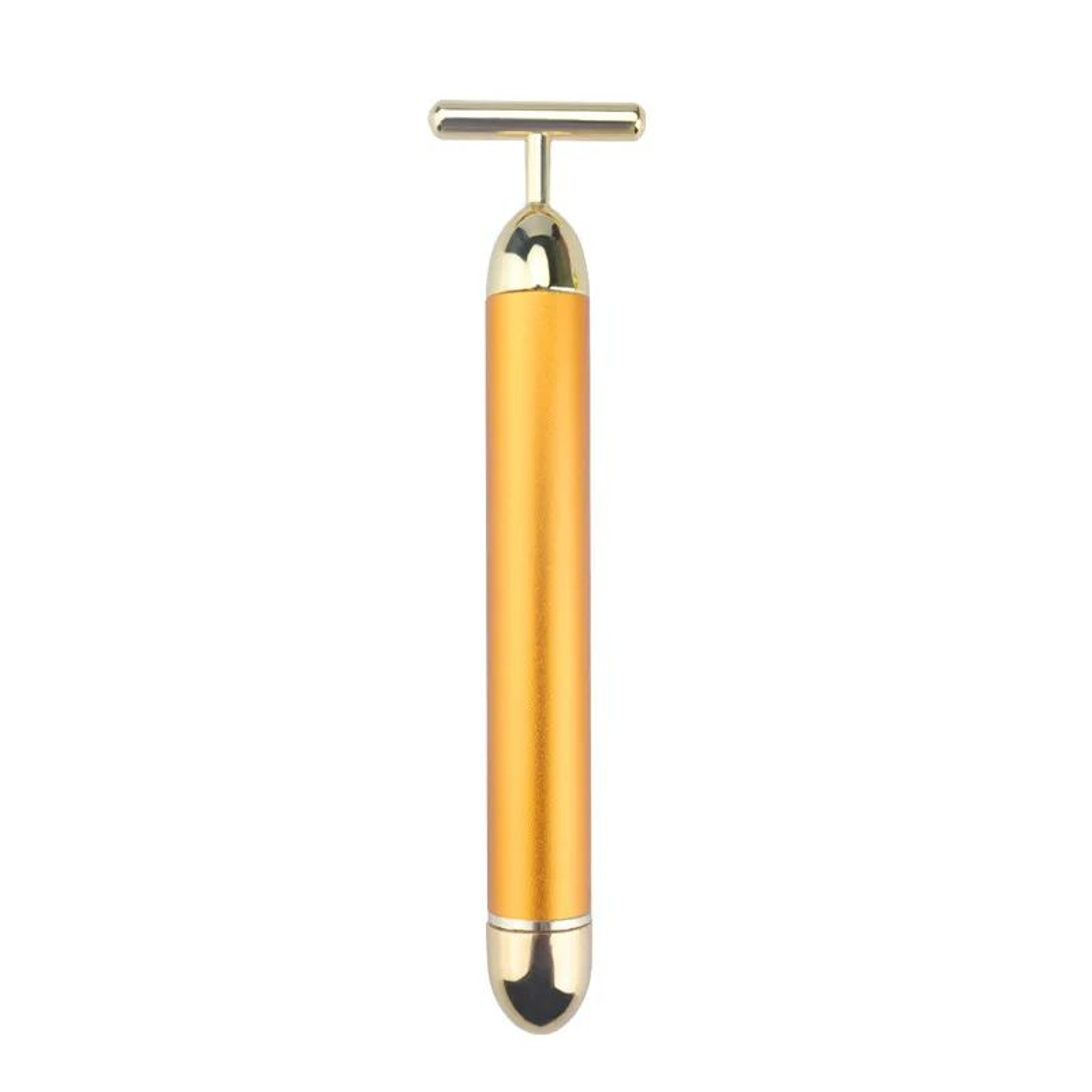 24K Gold Electric Face Massager Vibrating Rose Quartz 3D Roller For Lifting Sculpting  Glow  Gua Sh 13