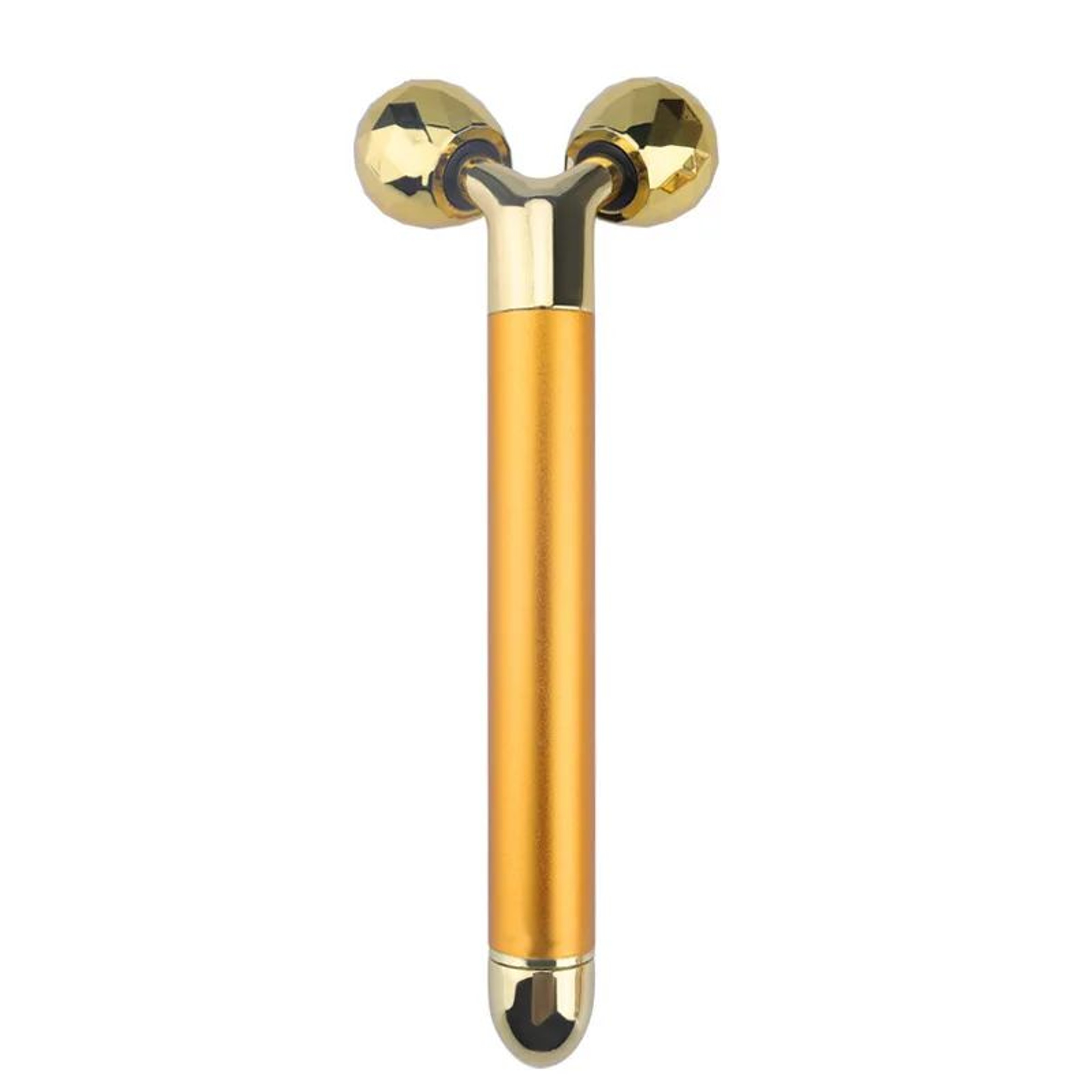 24K Gold Electric Face Massager Vibrating Rose Quartz 3D Roller For Lifting Sculpting  Glow  Gua Sh 15