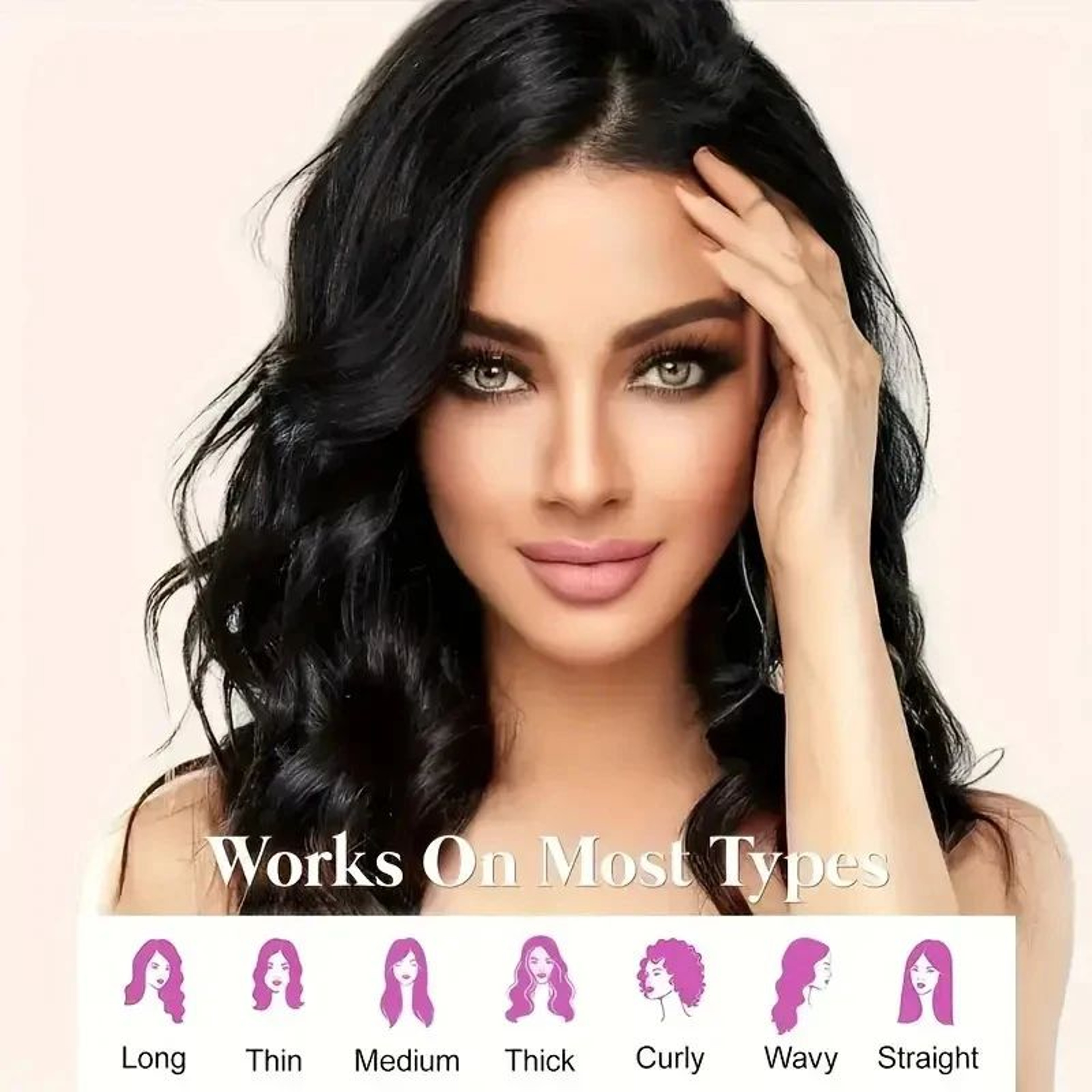NoHeat Silk Curling Rod Headband  Heatless Overnight Hair Curler Ribbon Soft Sleeping Curlers For W 2
