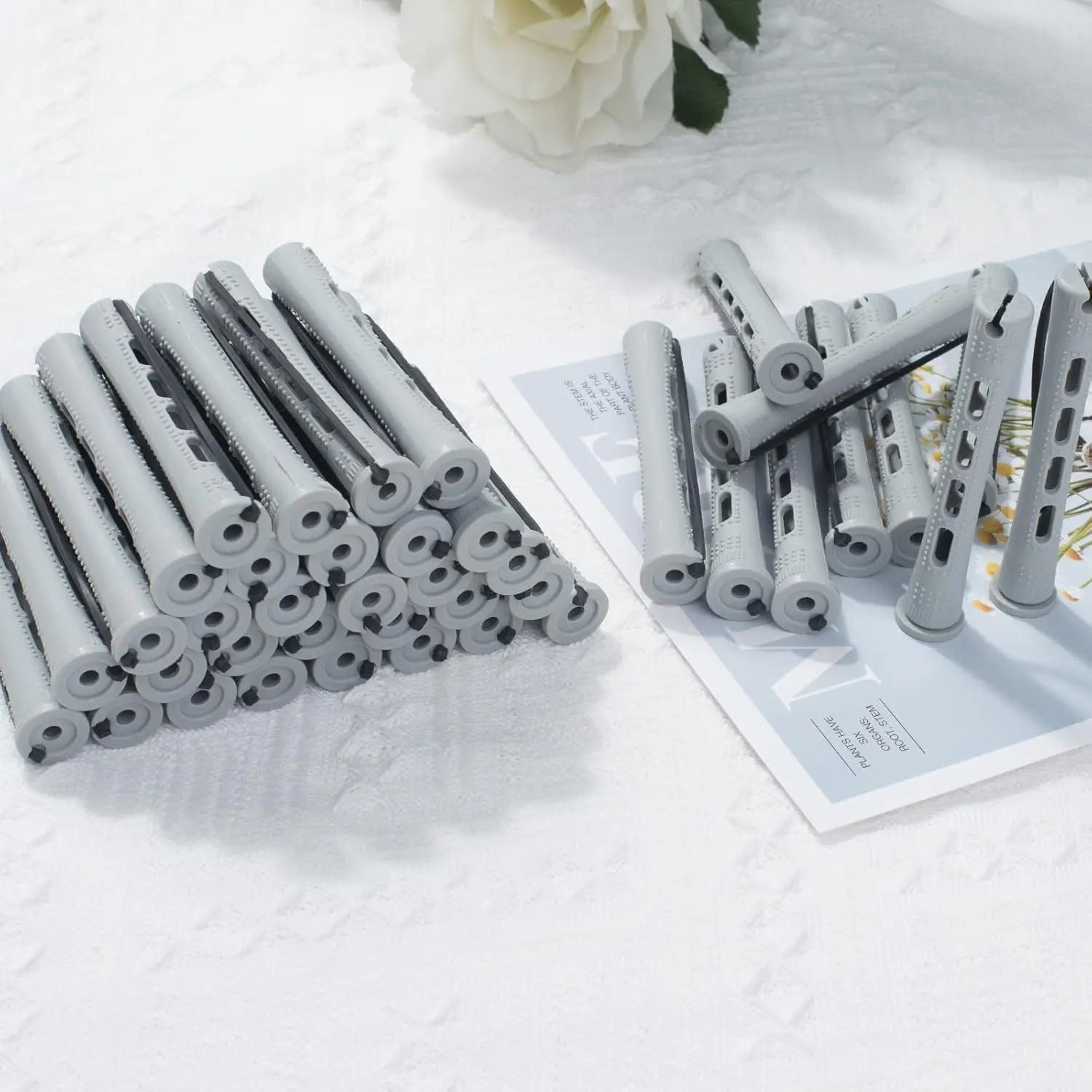 60 Pcs Small Perm Rods  059 Inches Hair Rollers For Natural Hair  Salon Curling Rods For Tight Curl