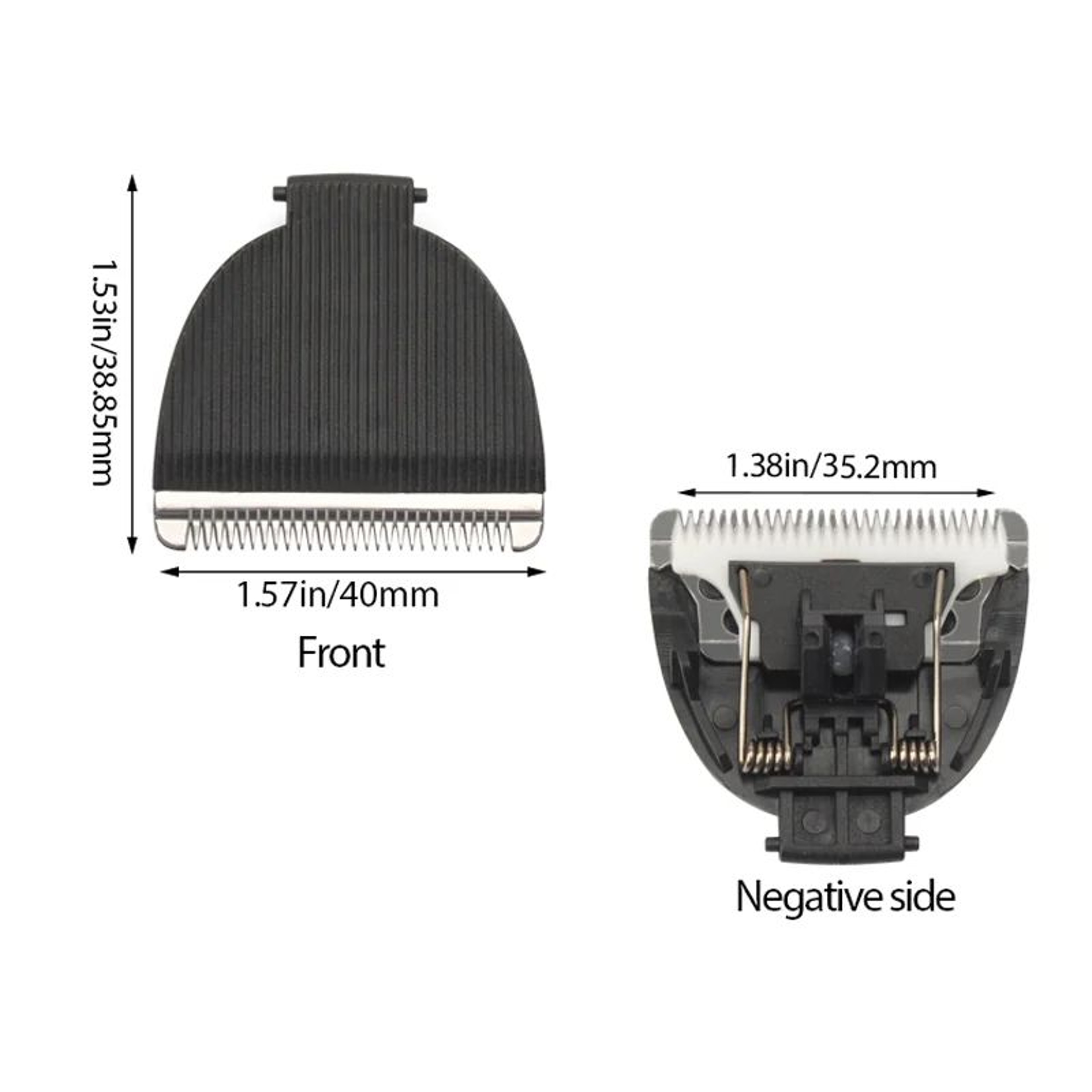 Ceramic Titanium Replacement Blade For Hair Trimmer  Universal Clipper Cutter Head  Sharp Grooming  5