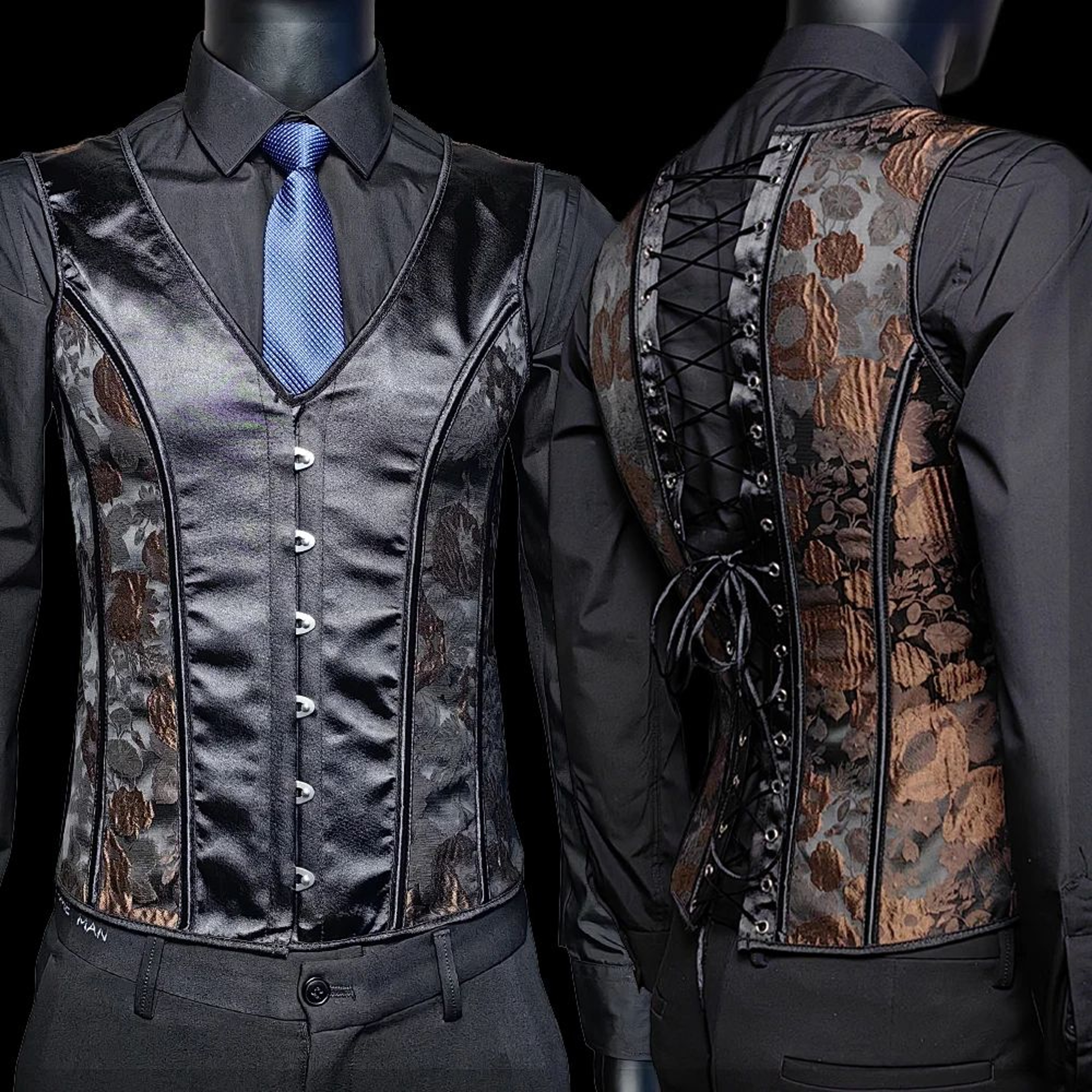 Mens Boned Corset Vest Body Shaper  Flat Stomach Waist Girdle For Abdominal Slimming  PushUp Suppor 21