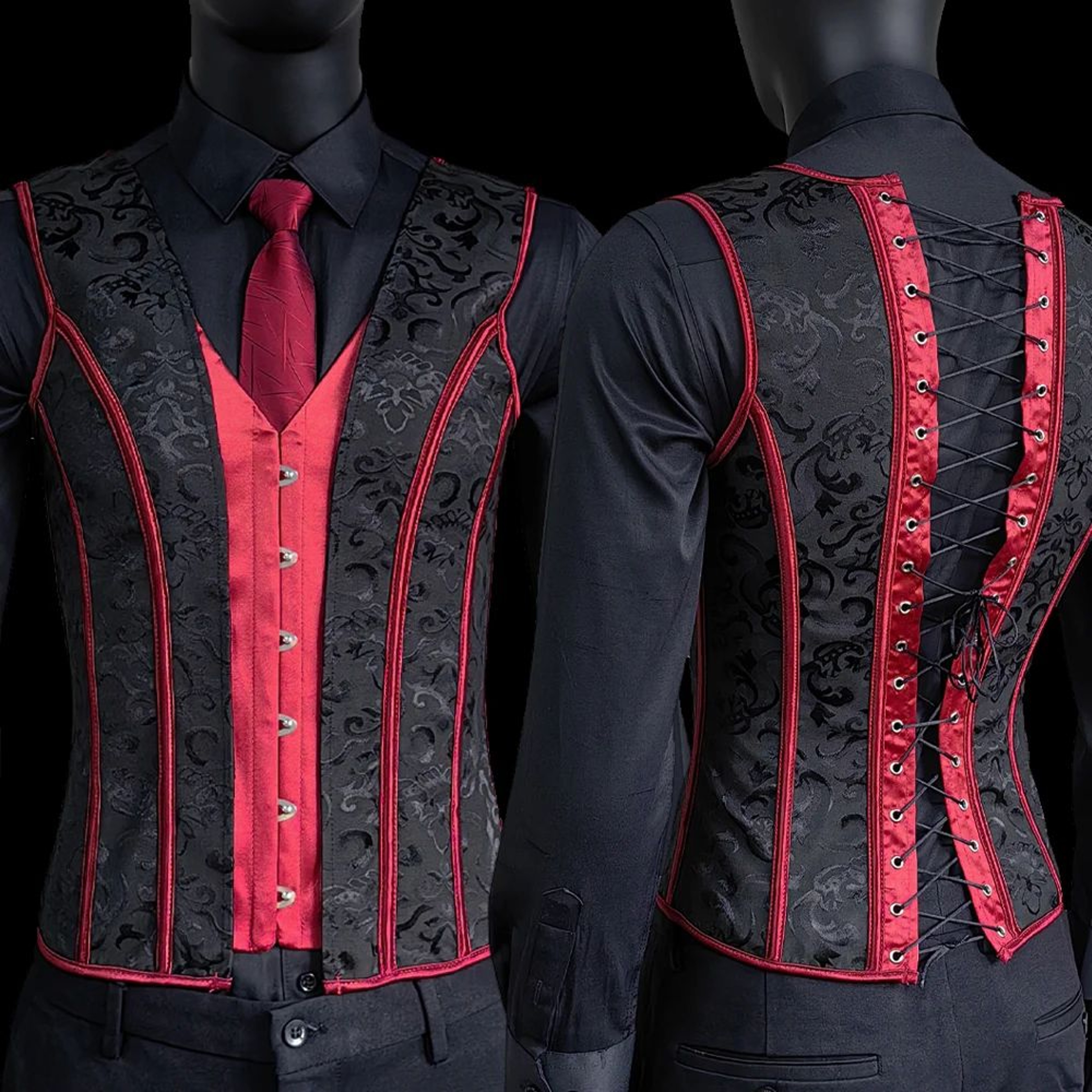 Mens Boned Corset Vest Body Shaper  Flat Stomach Waist Girdle For Abdominal Slimming  PushUp Suppor 26