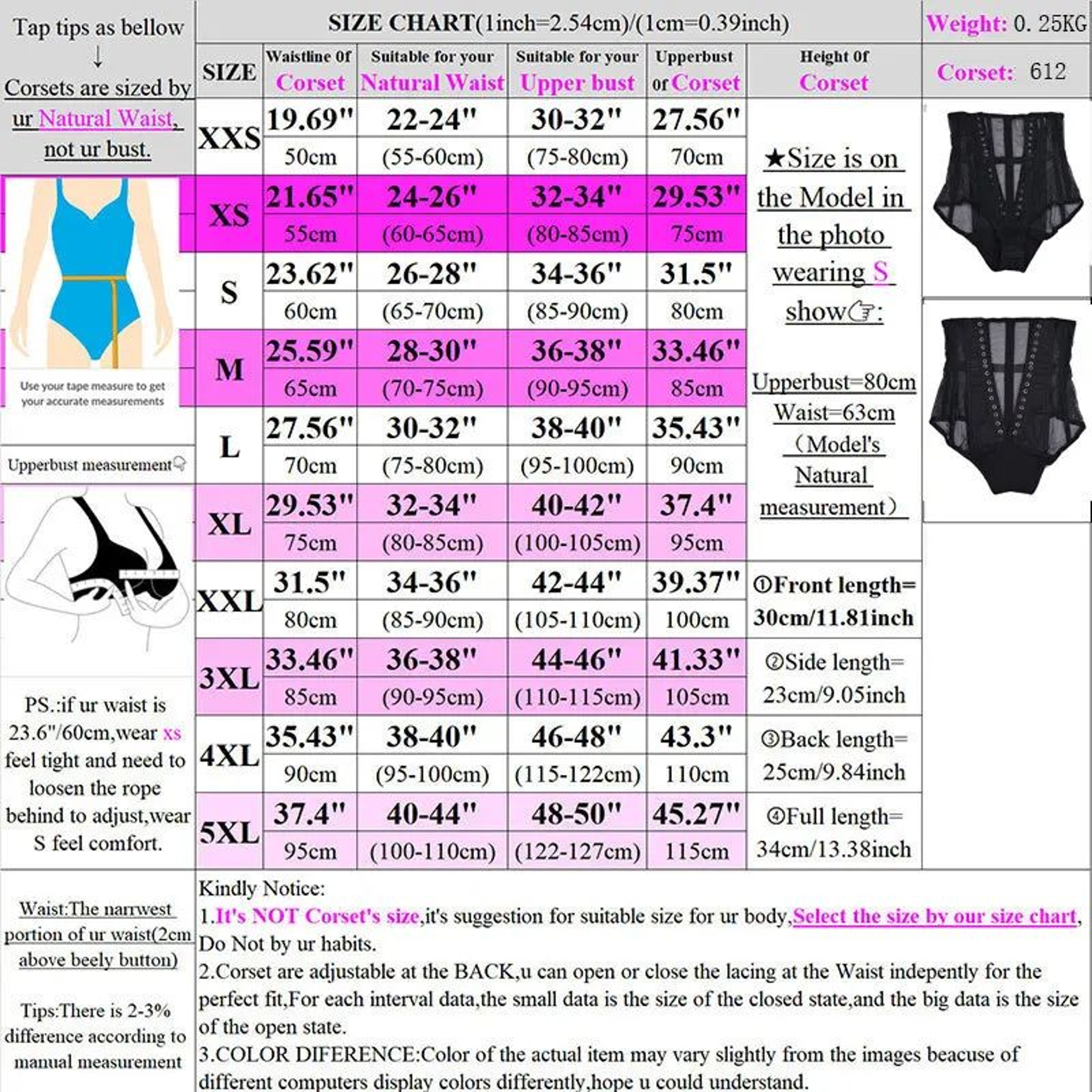 Womens Mesh Boned Corset Bustier  PushUp Shaping Transparent Bodice For Waist Slimming  Dress Outwe 4
