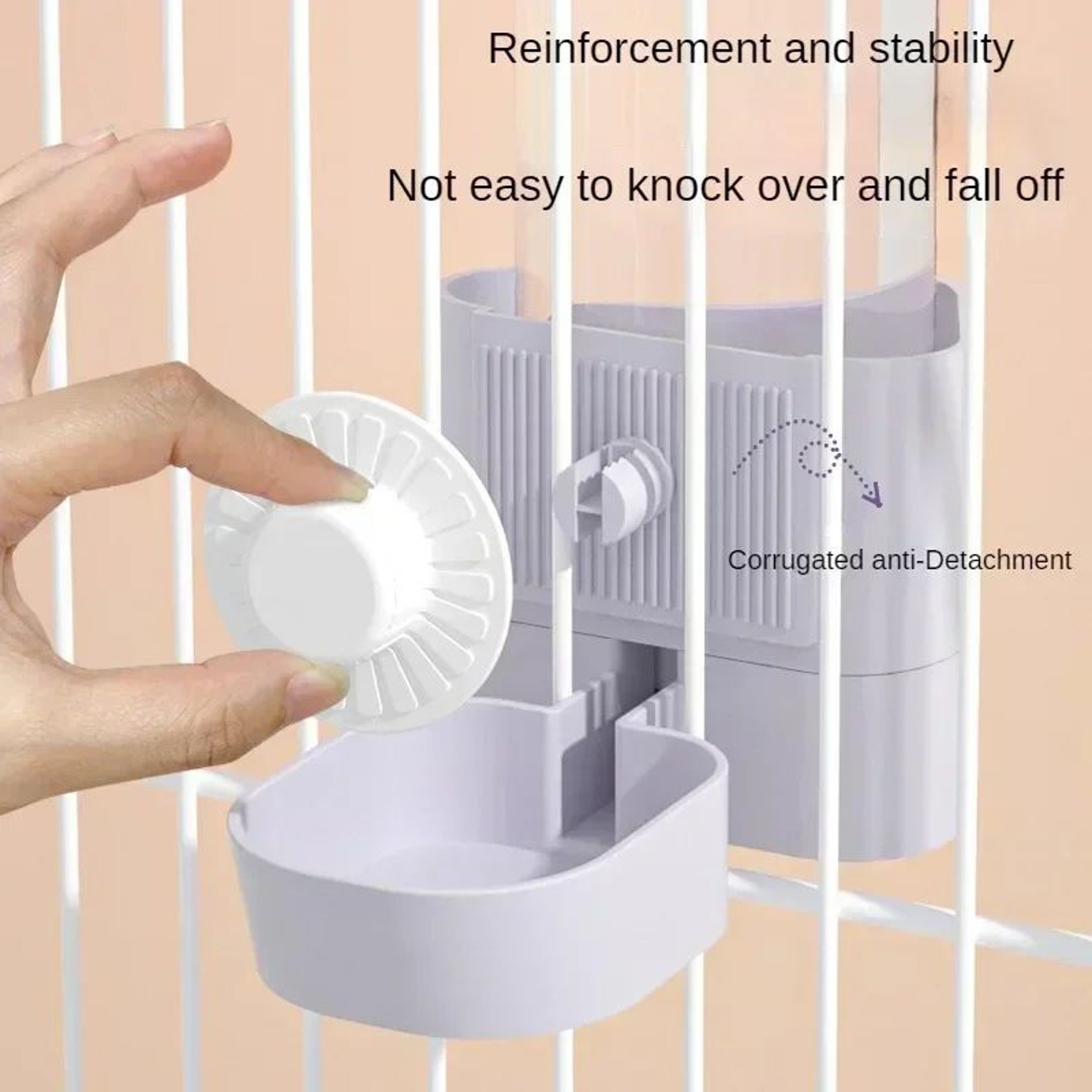 Rabbit Water Feeder For Cage Hanging  Automatic Water Dispenser Bottle Bowl 17oz For Hamster Hedgeh 2