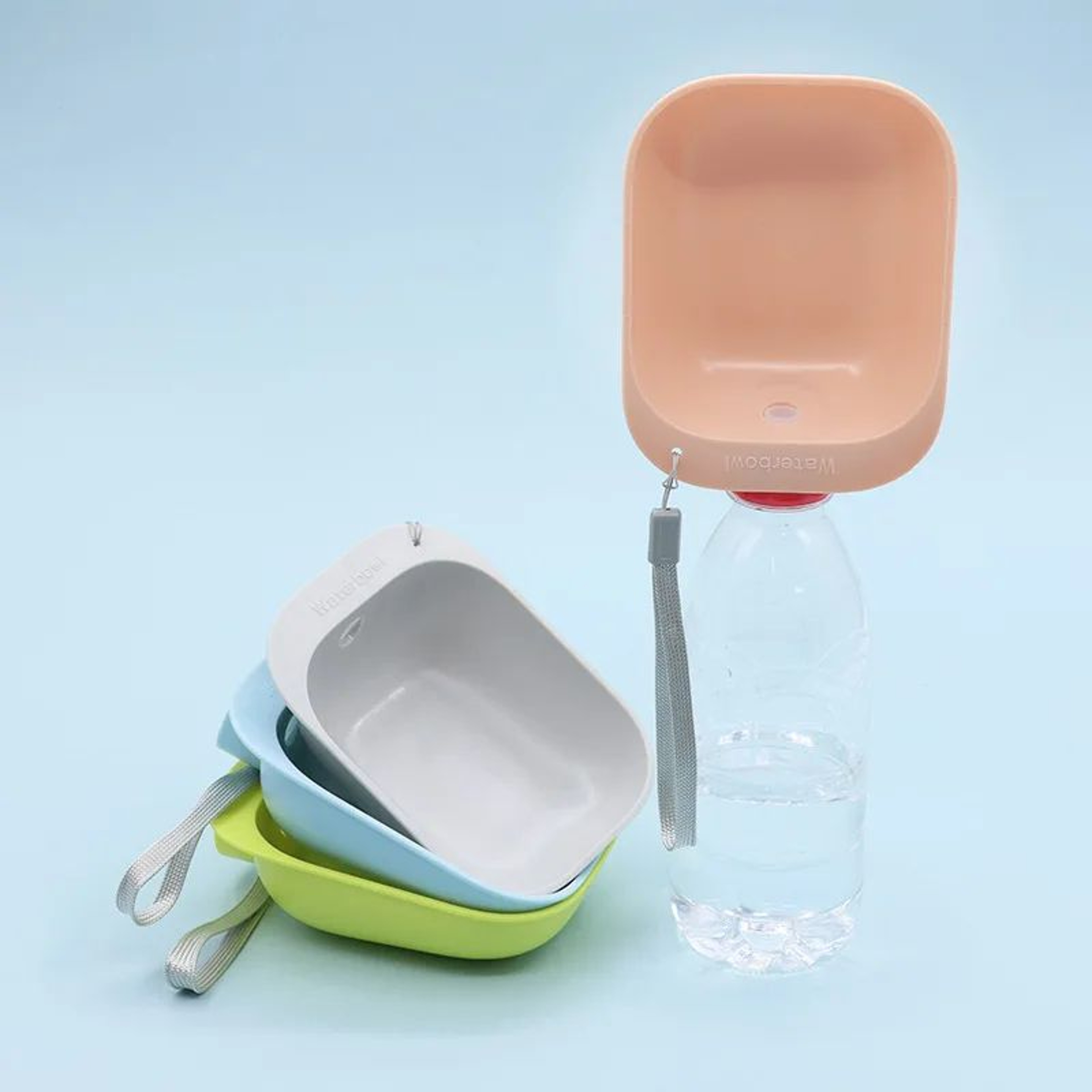 Portable Dog Travel Water Bottle With Foldable Bowl  Leakproof Outdoor Drinking Feeder For Dogs  Ca 5