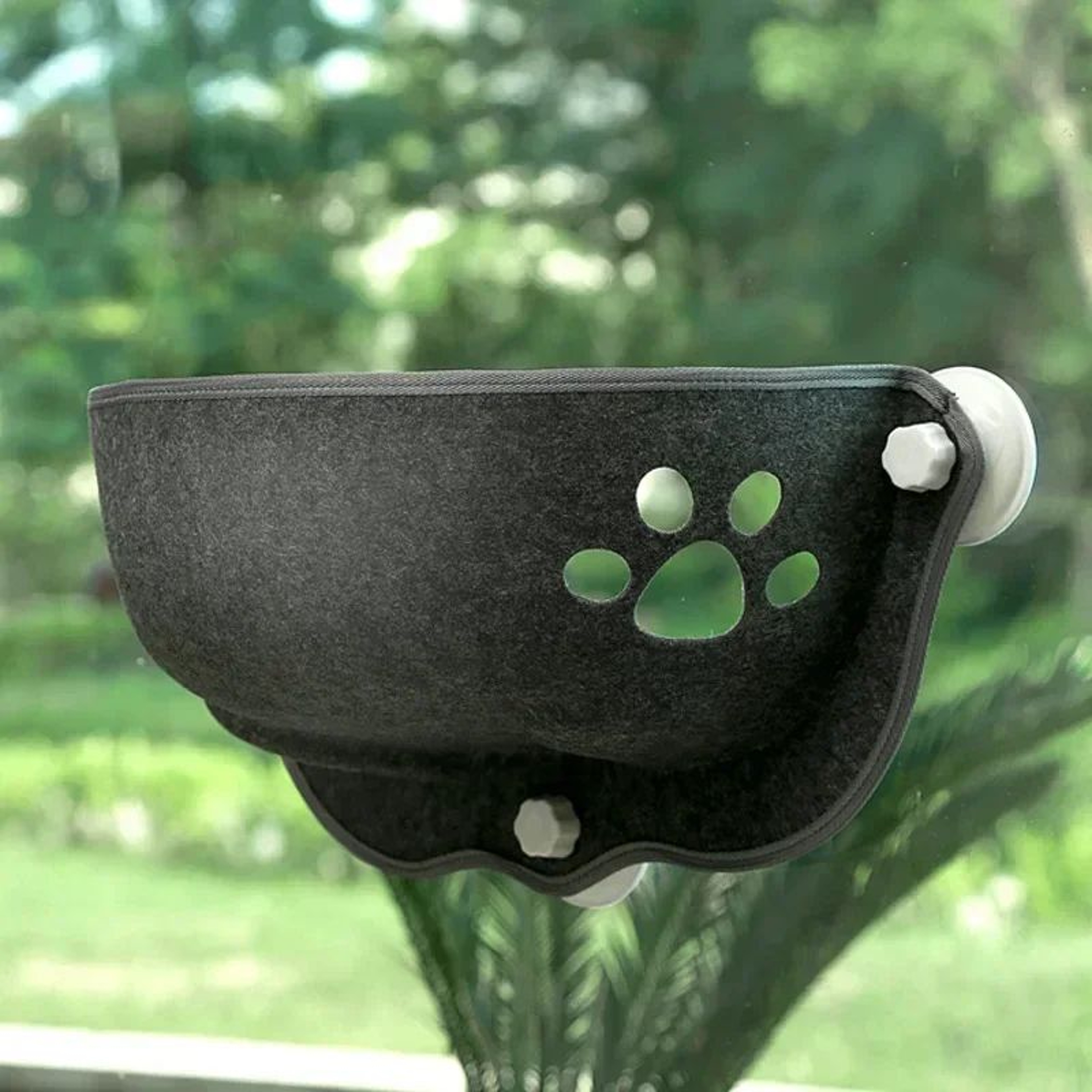 Cat Window Hammock Bed With Cushion  Sunny Suction Cup Hanging Window Seat For Cozy Cat Naps 6