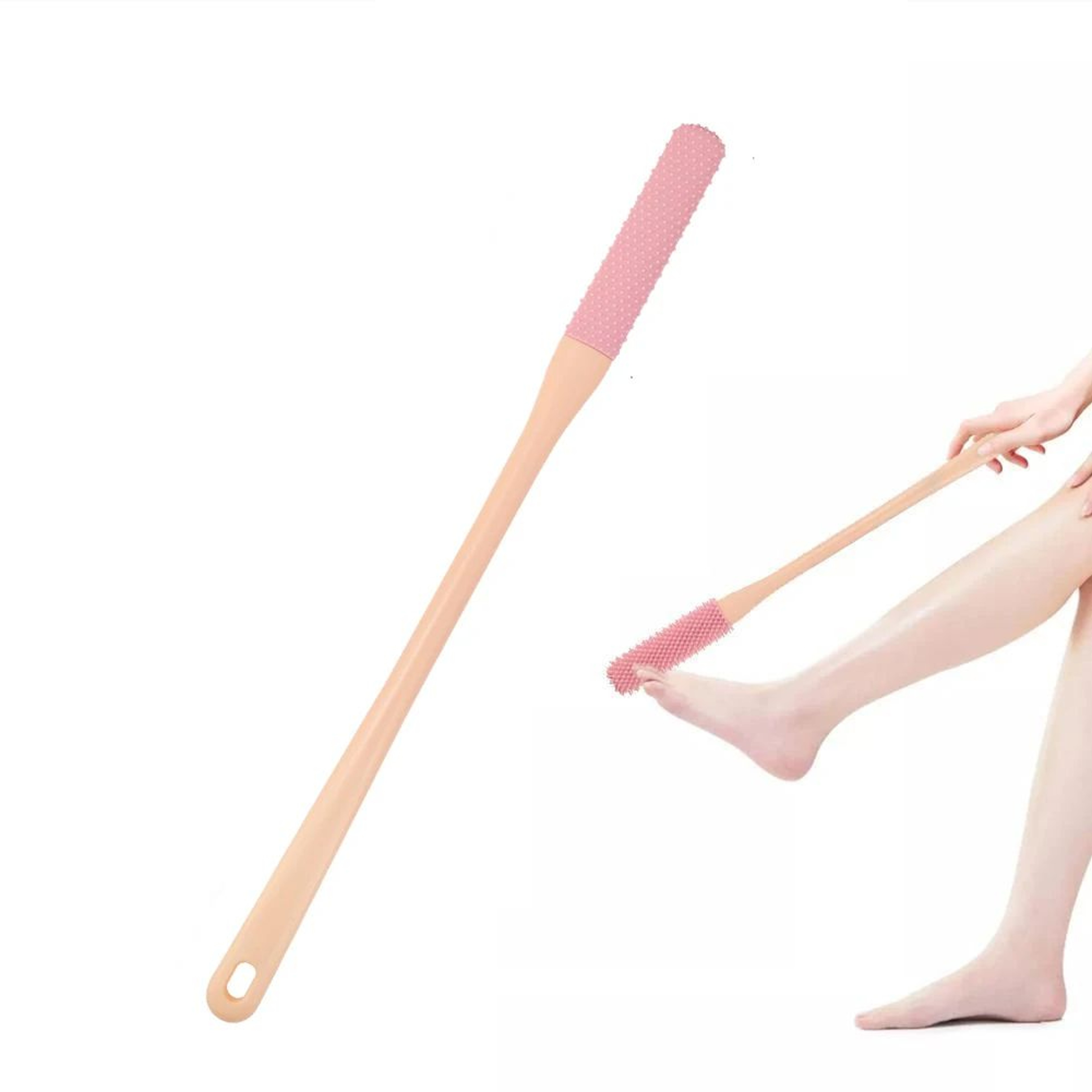 Long Handle Toe Cleaning Brush  Silicone Foot Scrubber For Shower BetweenToes Cleaner For Seniors A 8