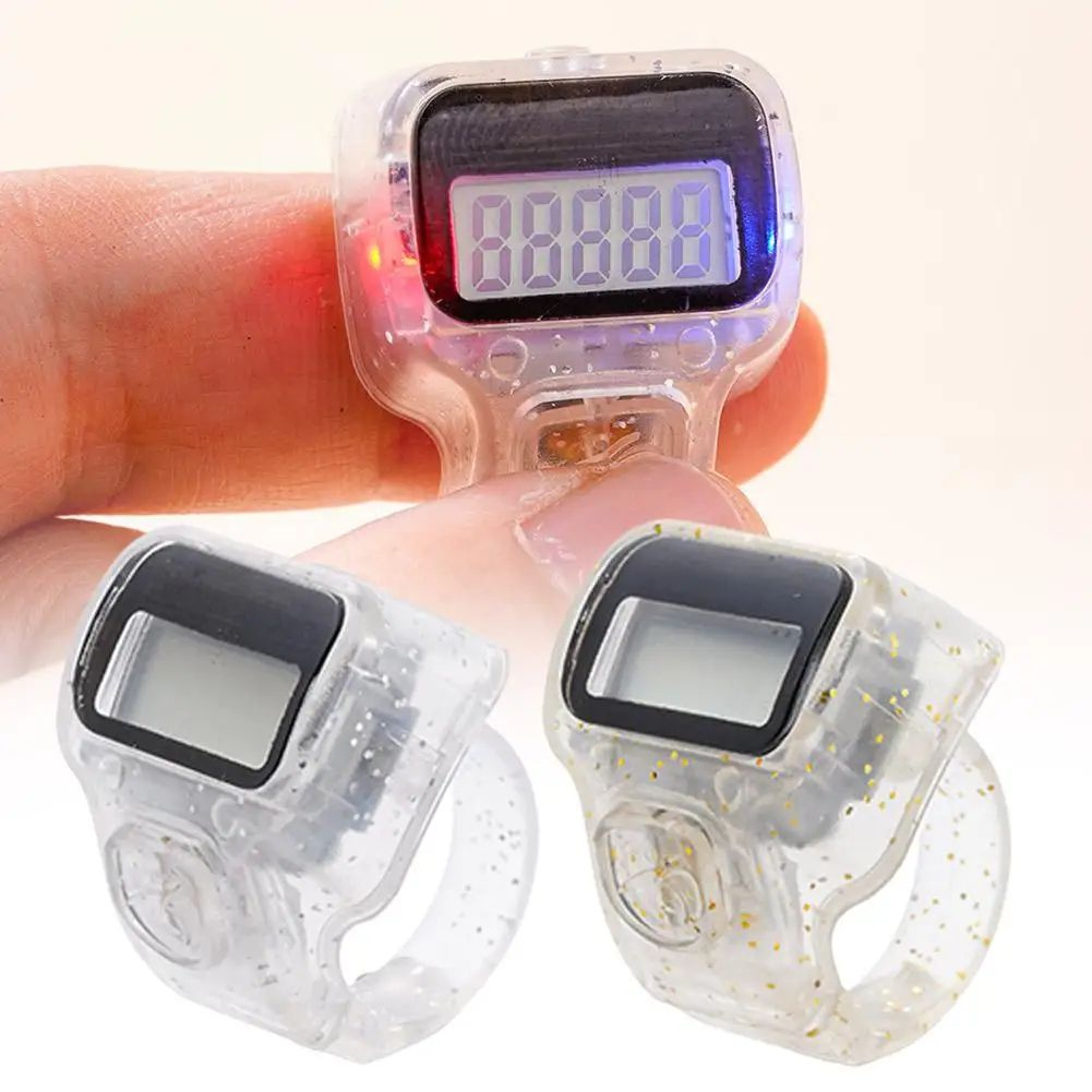 Mini Digital Finger Counter Clicker  5Digit Hand Tally Counter With Reset Button For Easy Counting 0