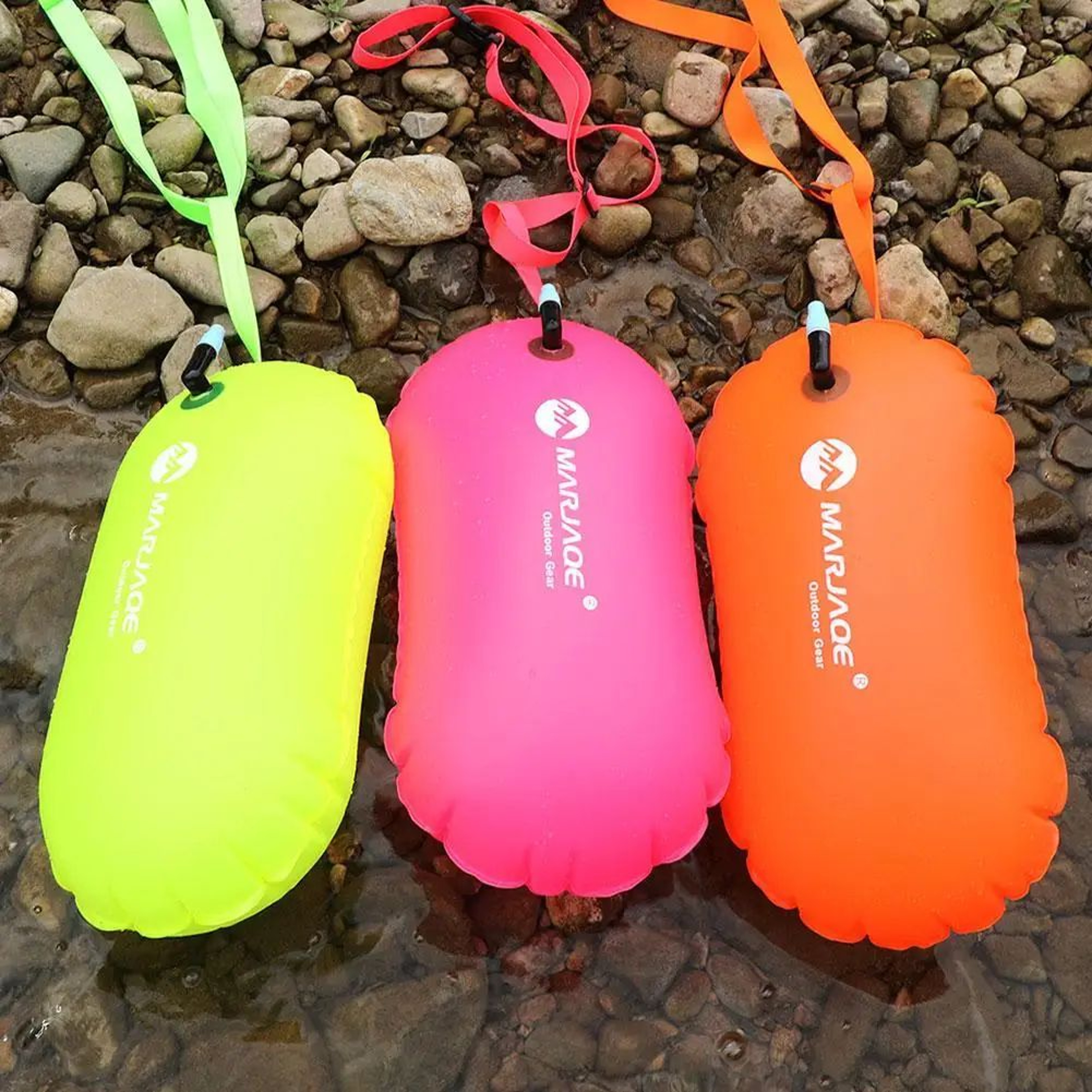 Inflatable Swim Buoy Dry Bag  Waterproof Waist Belt Float For Open Water Swimming Kayaking  Snorkel 2