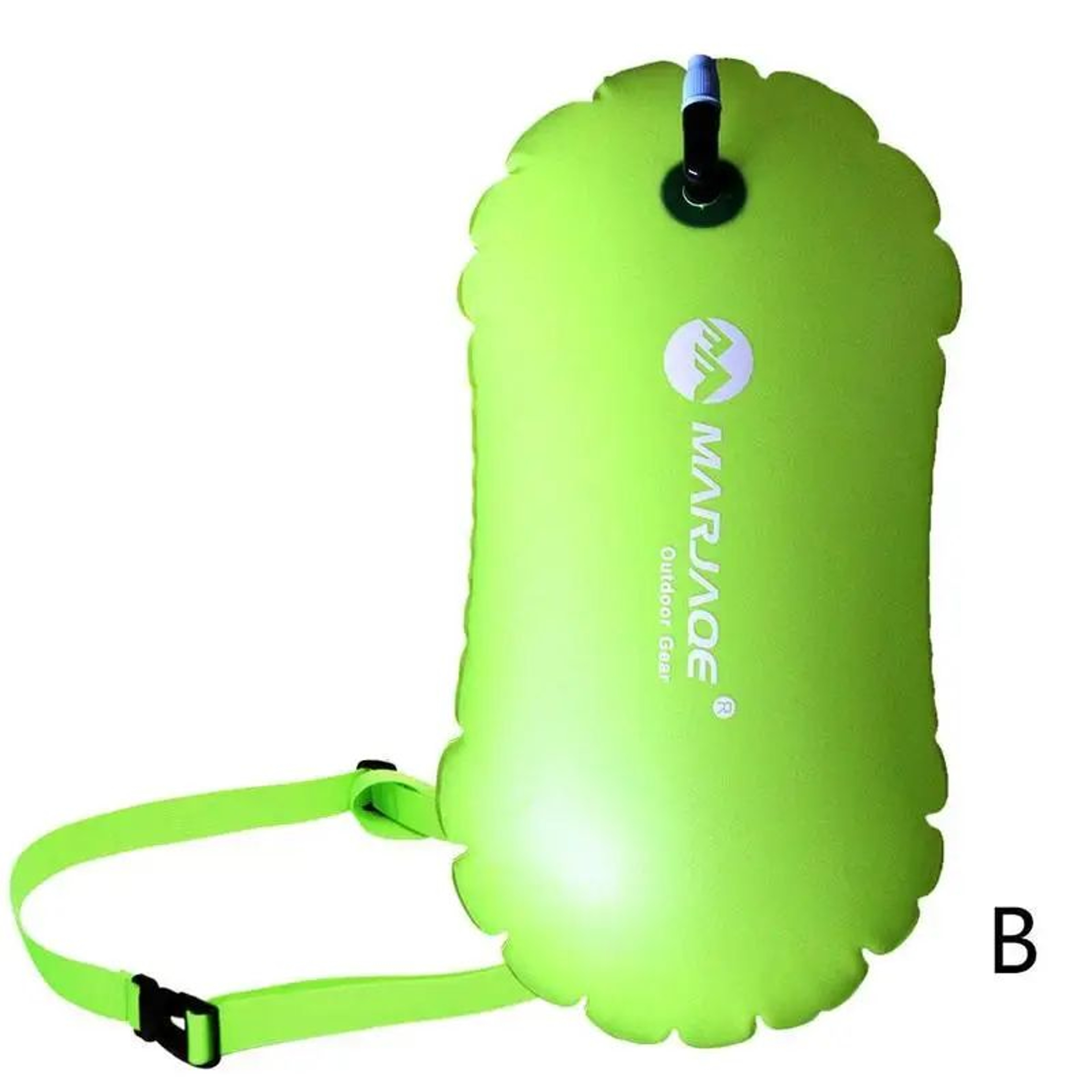 Inflatable Swim Buoy Dry Bag  Waterproof Waist Belt Float For Open Water Swimming Kayaking  Snorkel 7