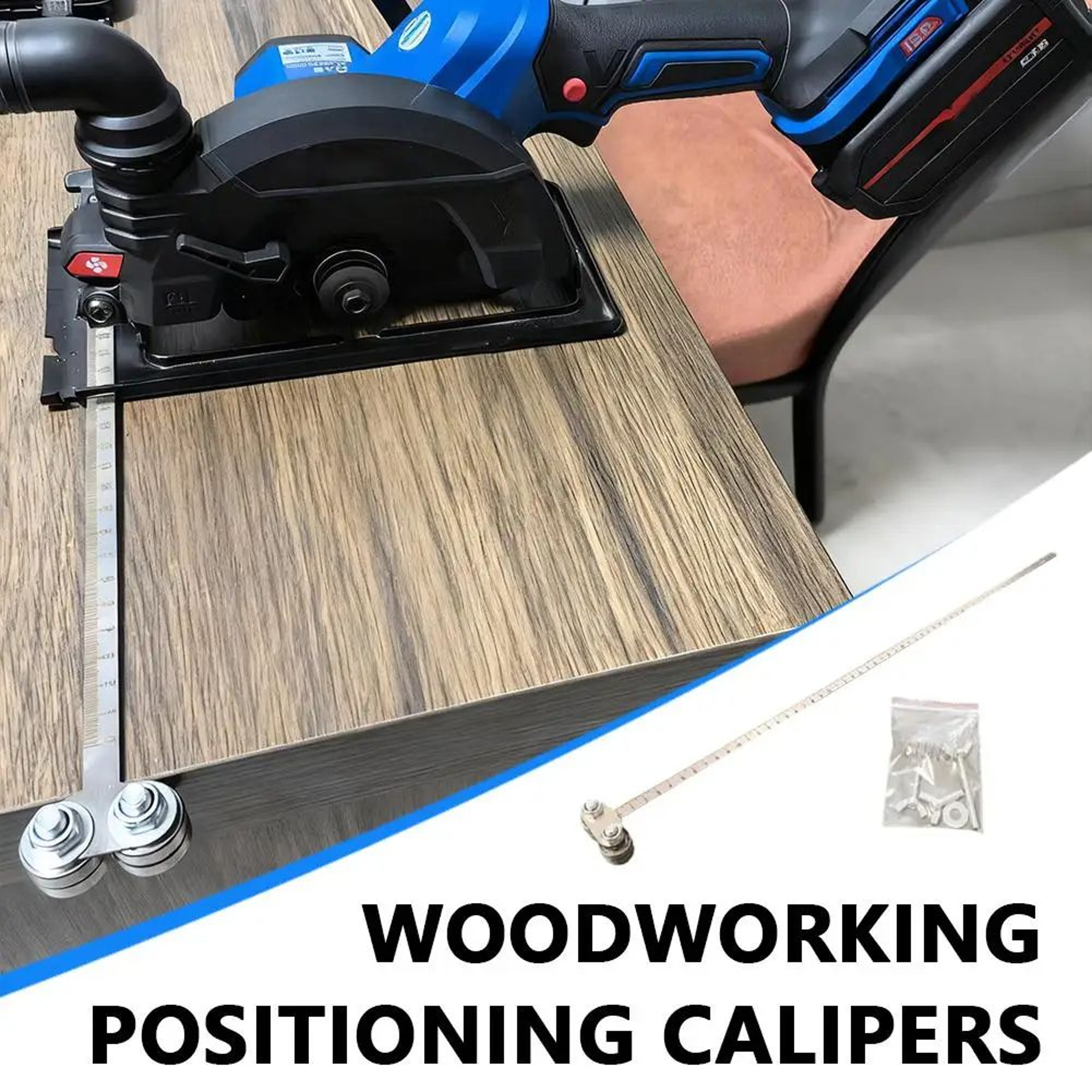 Adjustable Circular Saw Cutting Guide Rail  Precision Positioning Caliper Tool For Accurate Wood Cu 2