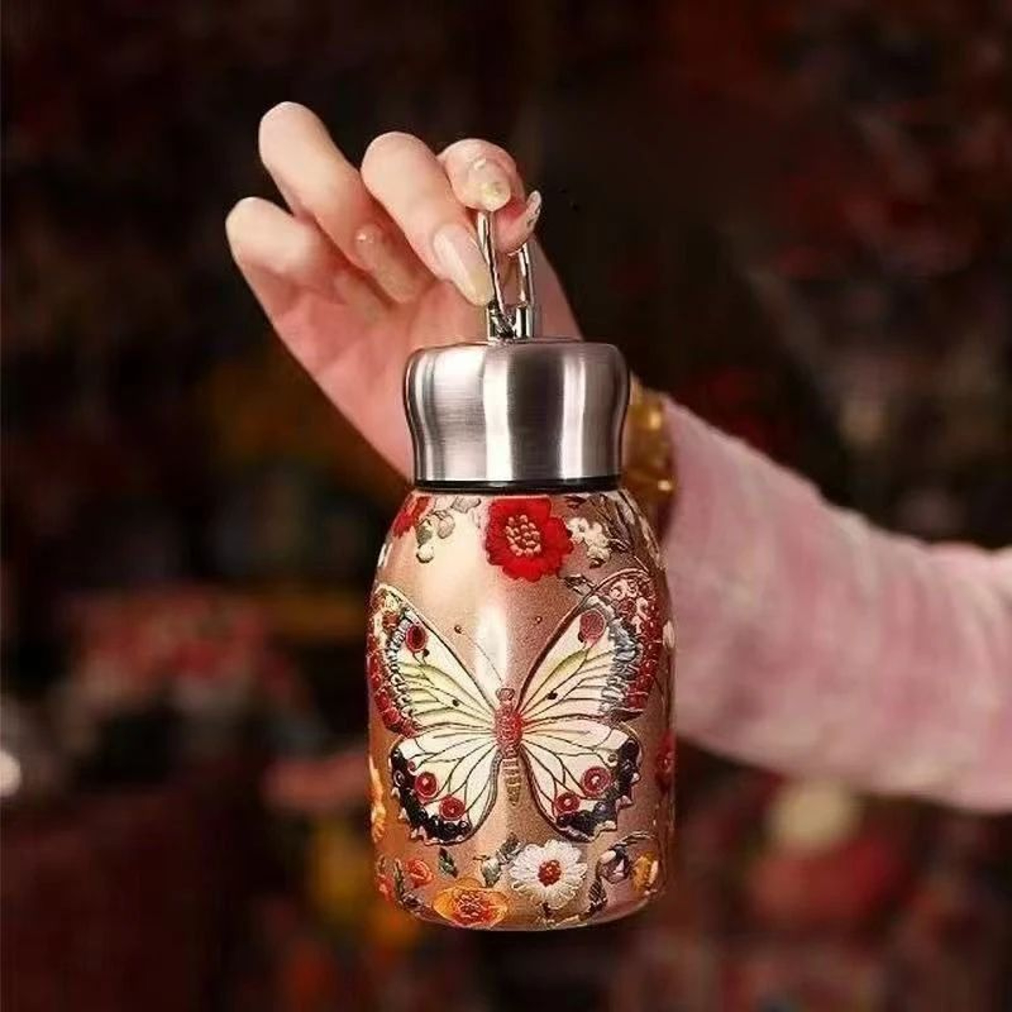 10 Oz Retro Peacock Vacuum Insulated Thermos Cup  316 Stainless Steel DoubleLayer Travel Tumbler Mu 3