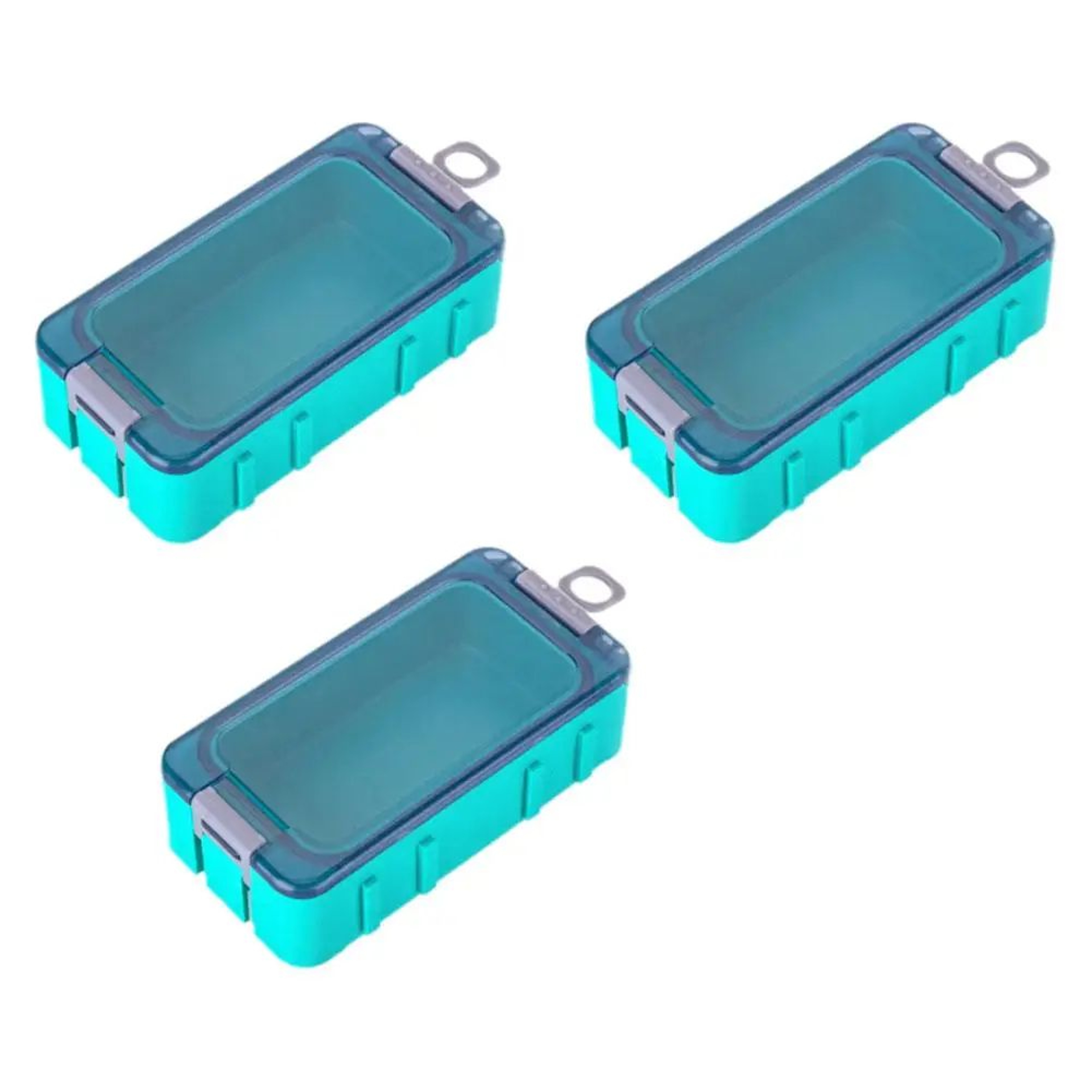 3 Pcs GlowintheDark Fishing Tackle Box Organizer Set  Magnetic Hard Bait Tackle Tray  Carp Lure Sto 6