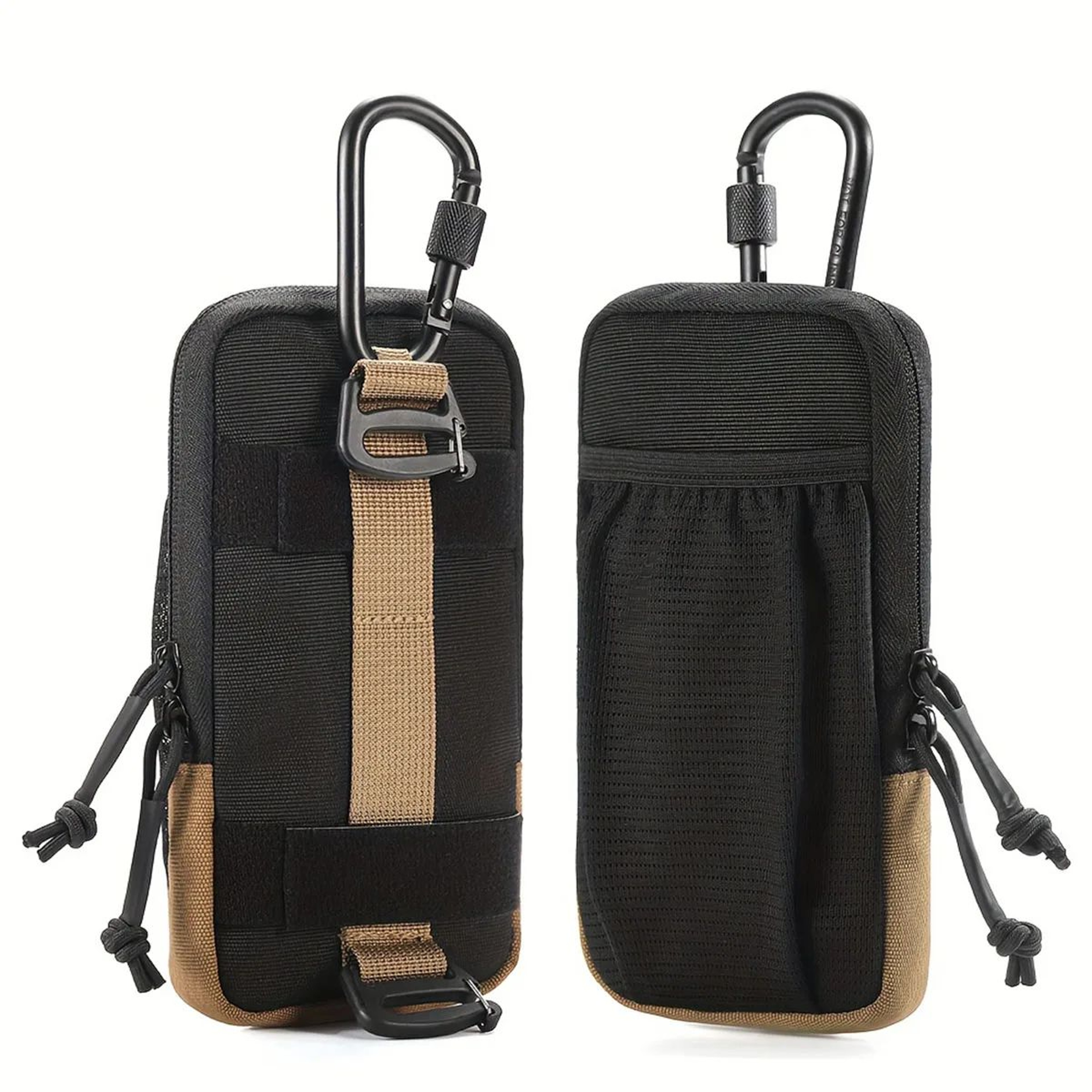 Black Outdoor Hiking Waist Bag Phone Pouch  MultiFunctional Sports Fanny Pack For Mountaineering Tr 0