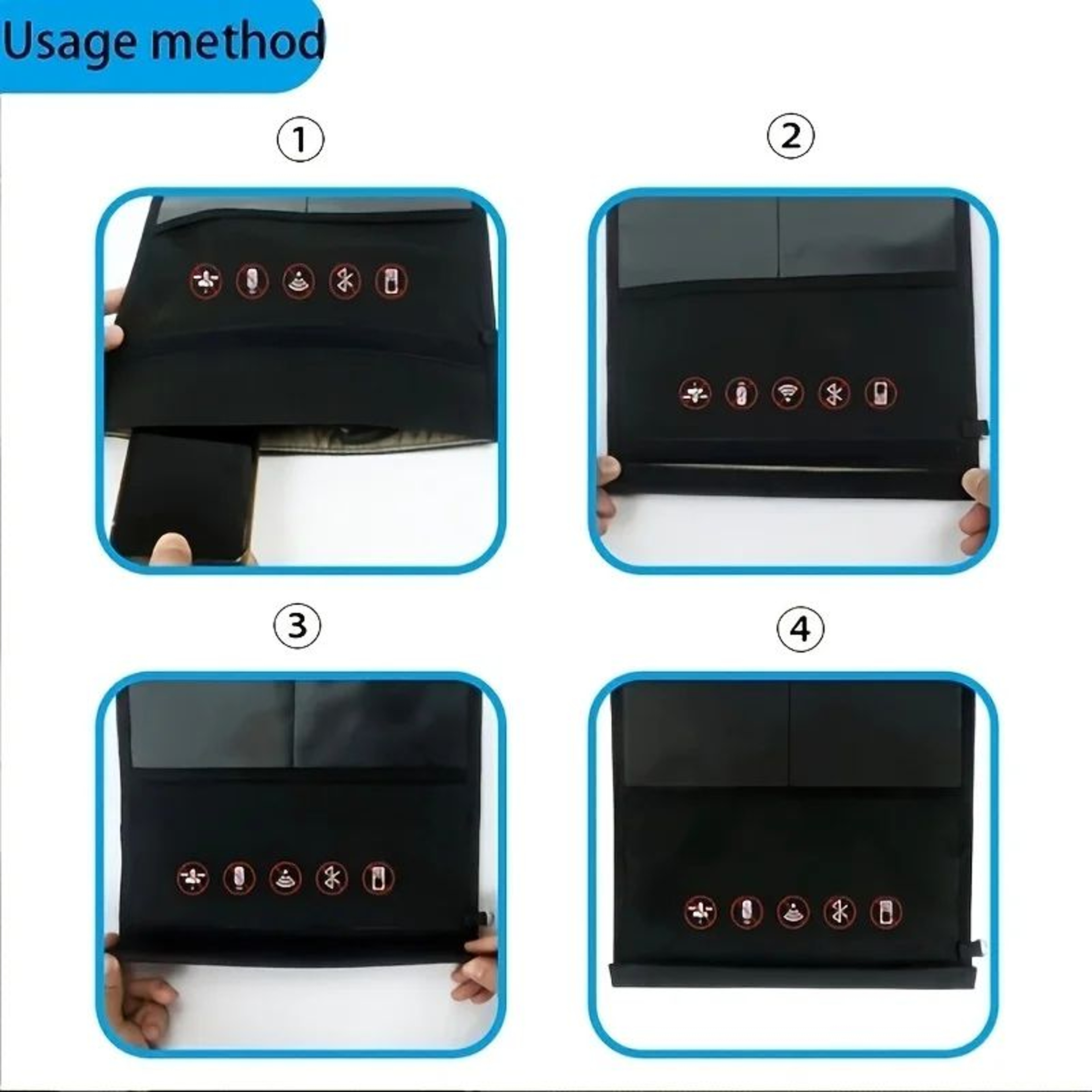 RFID Signal Blocking Faraday Bag Set  AntiTheft Car Key Shield  RadiationProof Phone Privacy Wallet 3