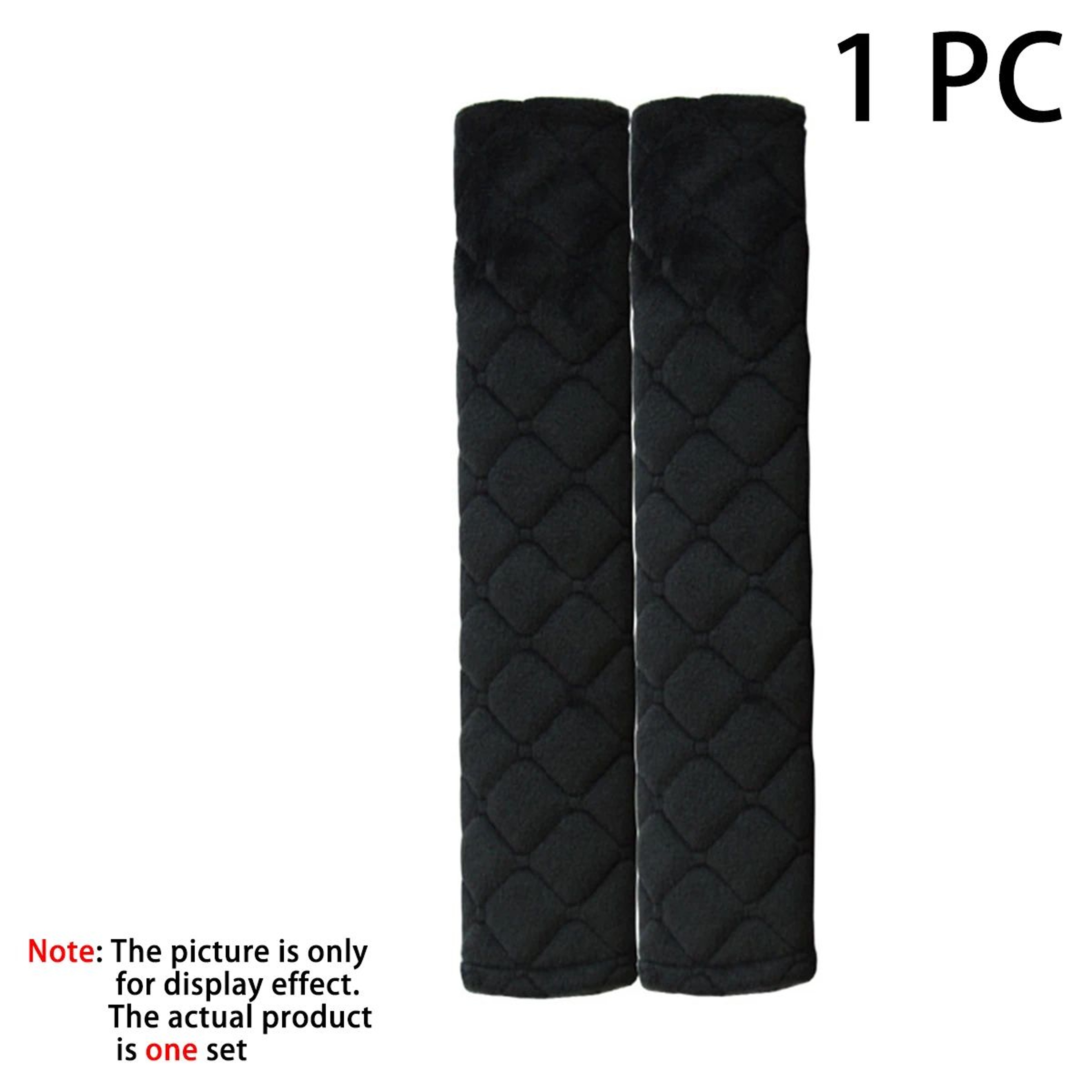 Soft Plush Seat Belt Shoulder Pad – Extended Comfort Car Safety Strap Cover, Solid Color Cushion Protector – view 8