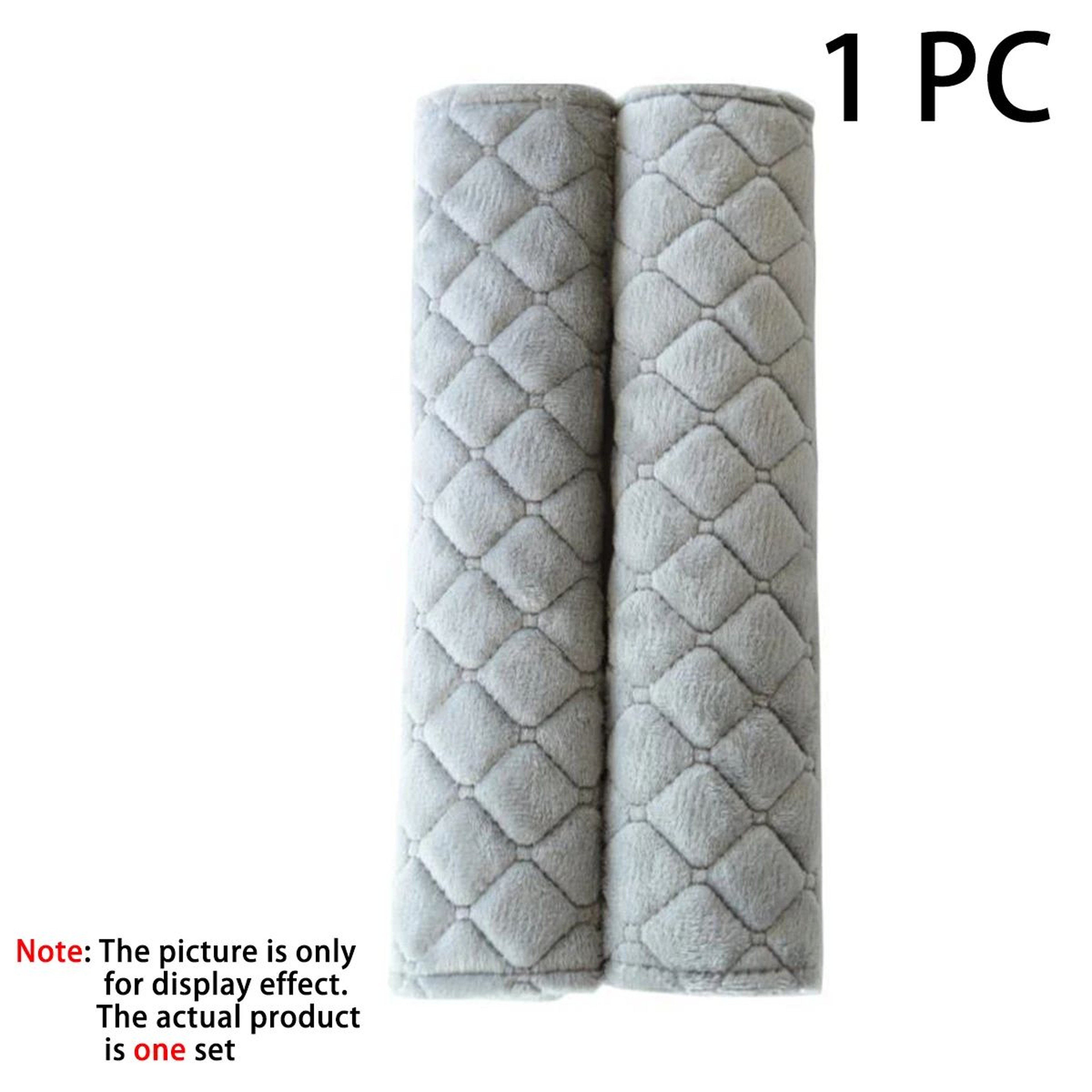 Soft Plush Seat Belt Shoulder Pad  Extended Comfort Car Safety Strap Cover Solid Color Cushion Prot 9