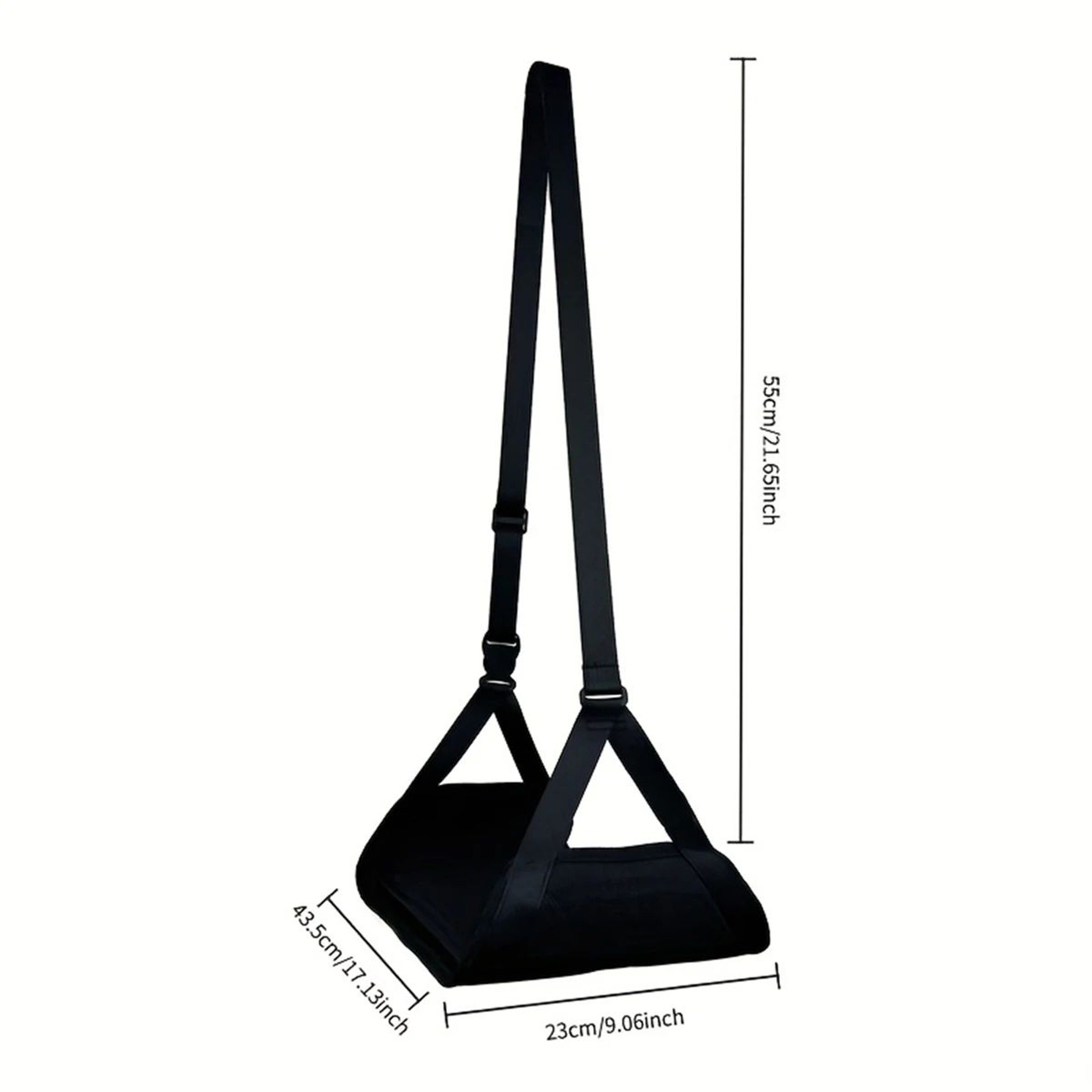 Portable Travel Footrest Hammock  Adjustable Airplane  Train Seat Leg Rest Sling Compact Office Und 2