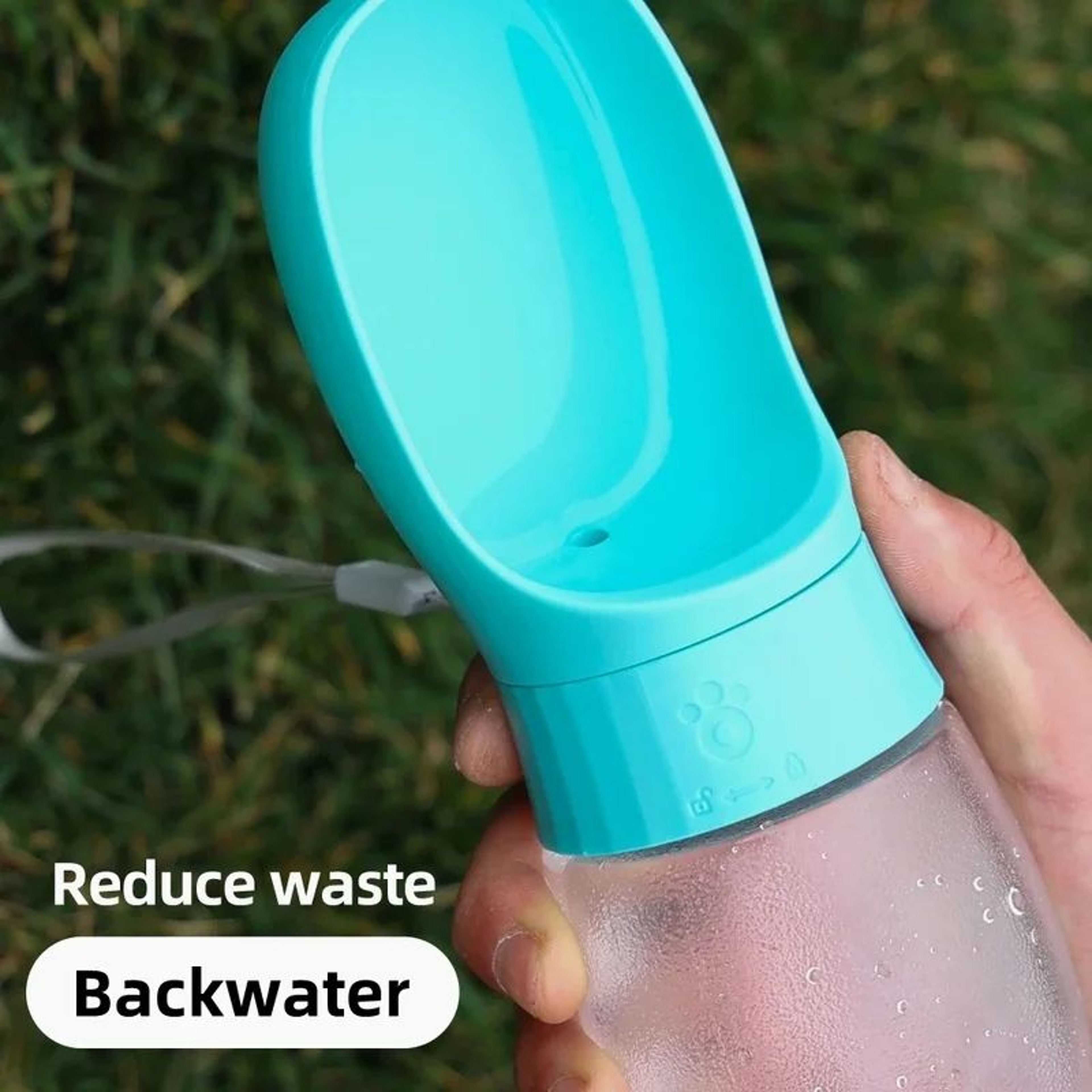 Portable Dog Water Bottle With BuiltIn Drinking Bowl  Leakproof Travel Pet Water Dispenser Cup For  2