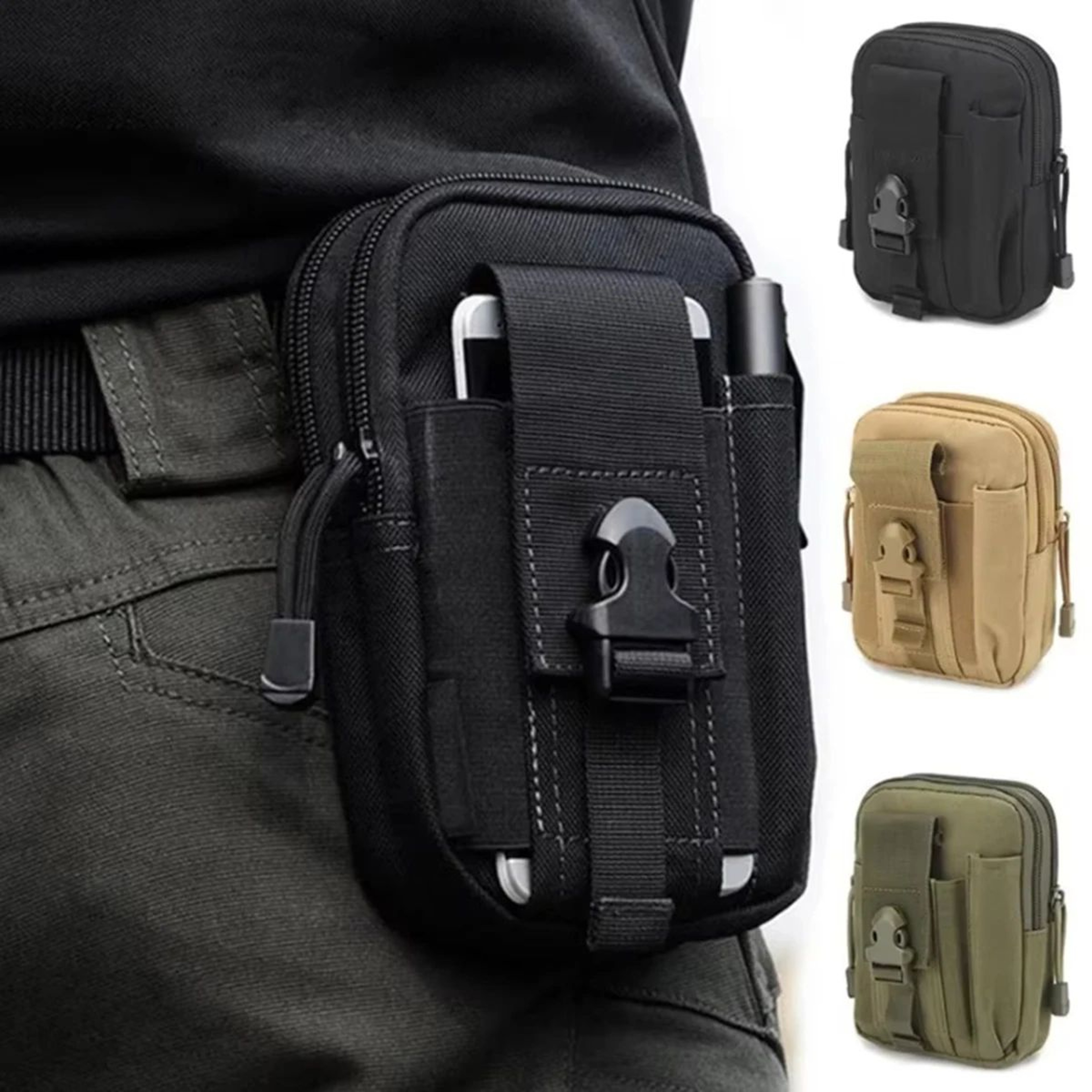 Camouflage Tactical Drop Leg Bag Multifunction Motorcycle Thigh Pouch  Waist Pack For Riding Hiking 1