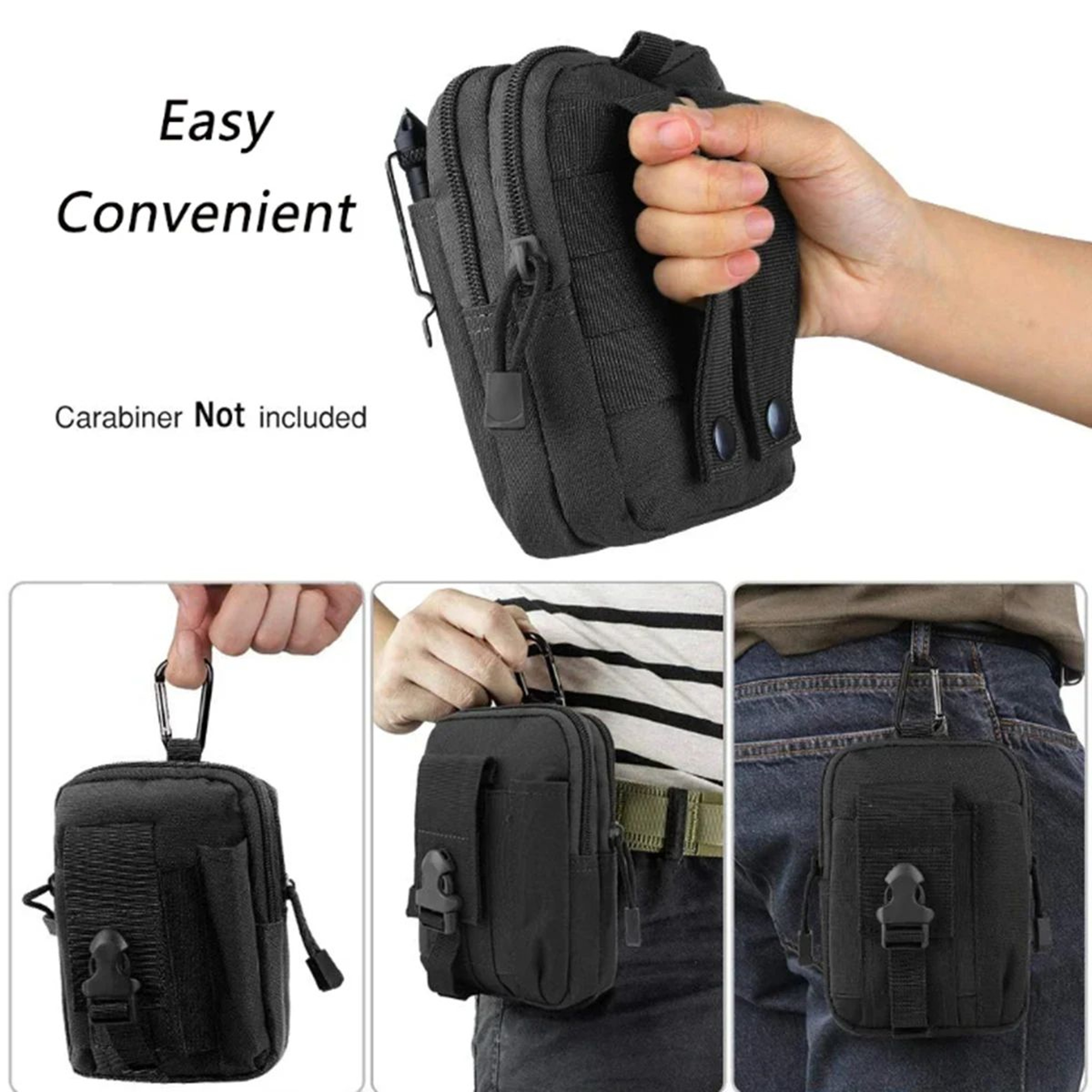 Camouflage Tactical Drop Leg Bag Multifunction Motorcycle Thigh Pouch  Waist Pack For Riding Hiking 3
