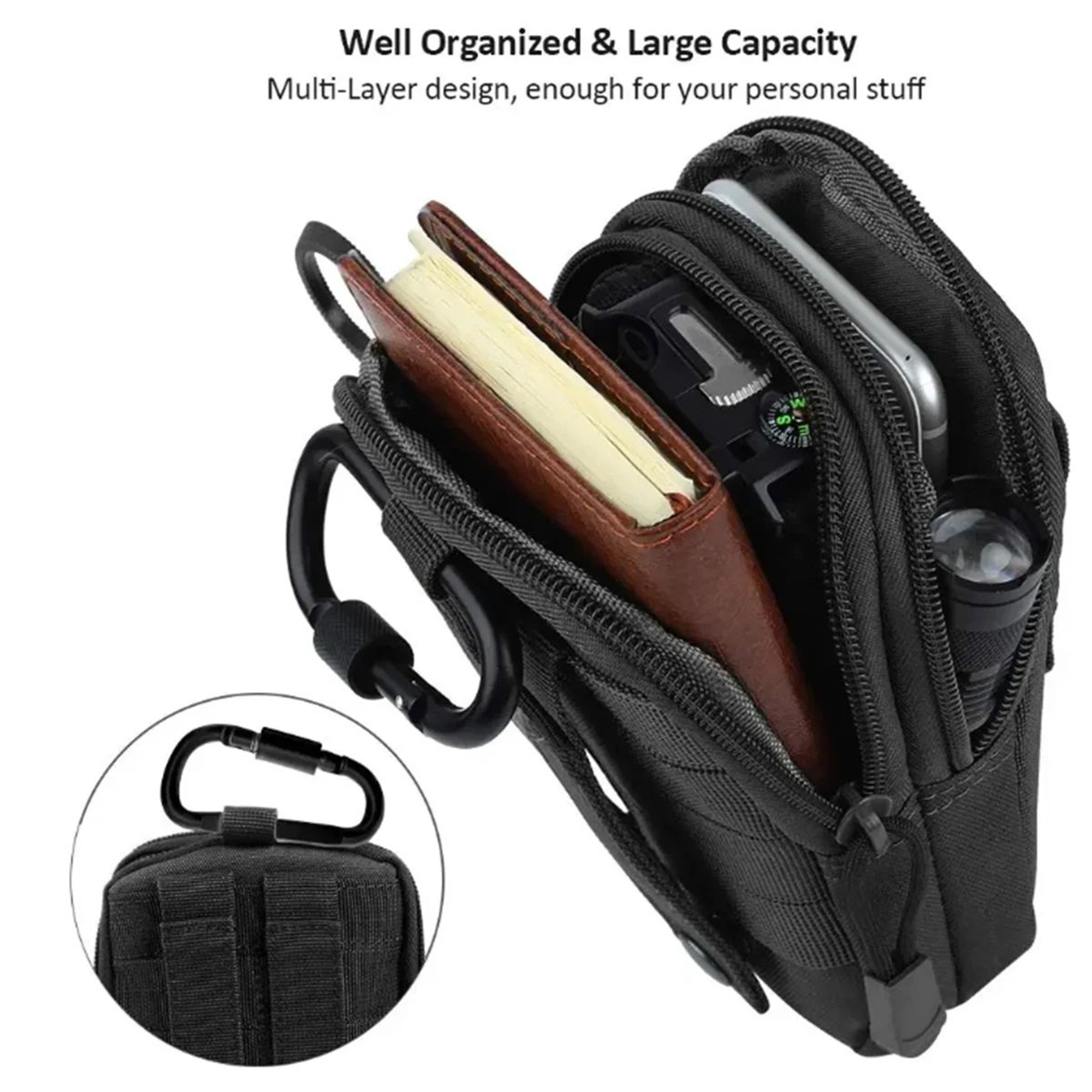 Camouflage Tactical Drop Leg Bag Multifunction Motorcycle Thigh Pouch  Waist Pack For Riding Hiking 4