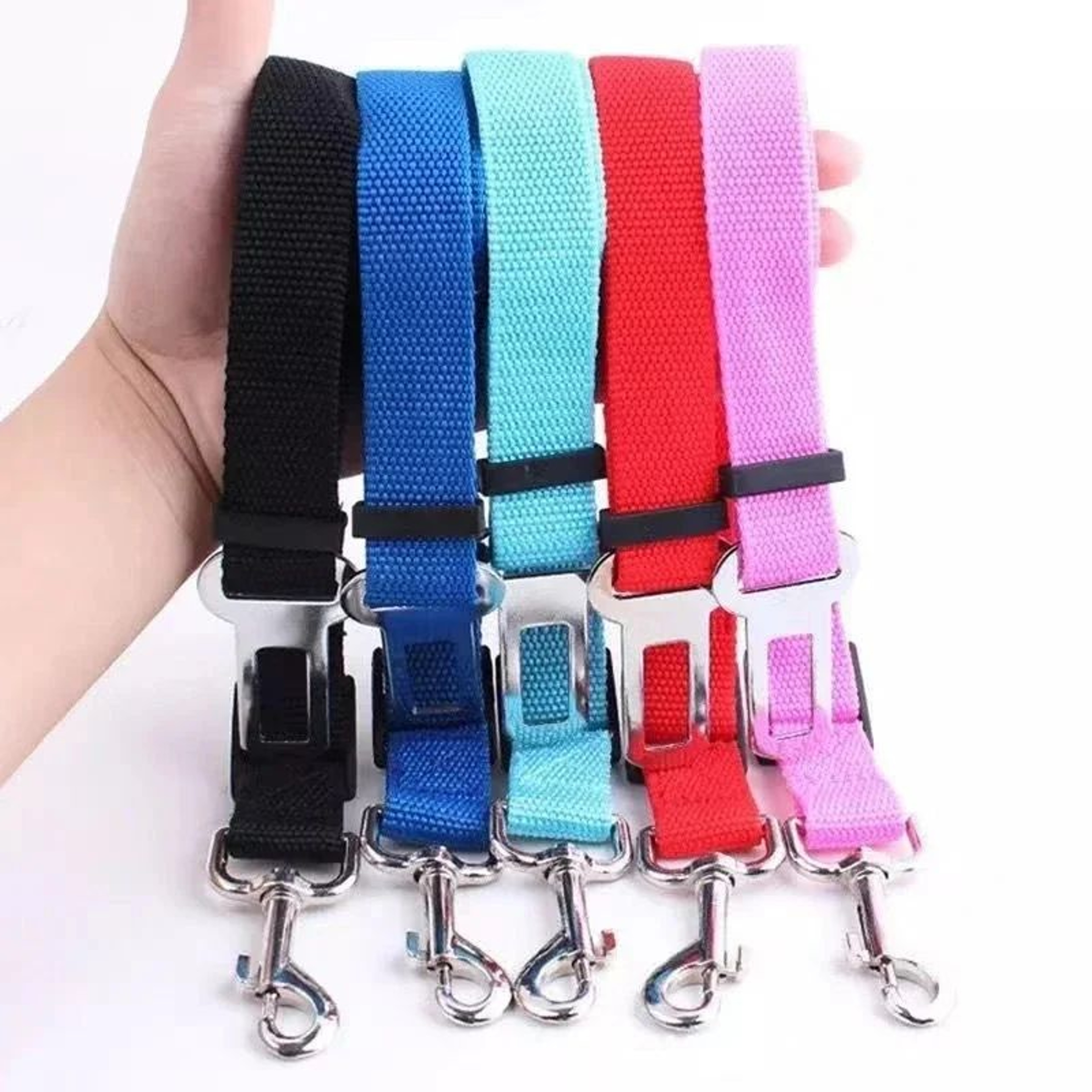 Retractable Dog Car Seat Belt Leash  Adjustable Safety Tether Harness Connector For Secure Pet Trav 3