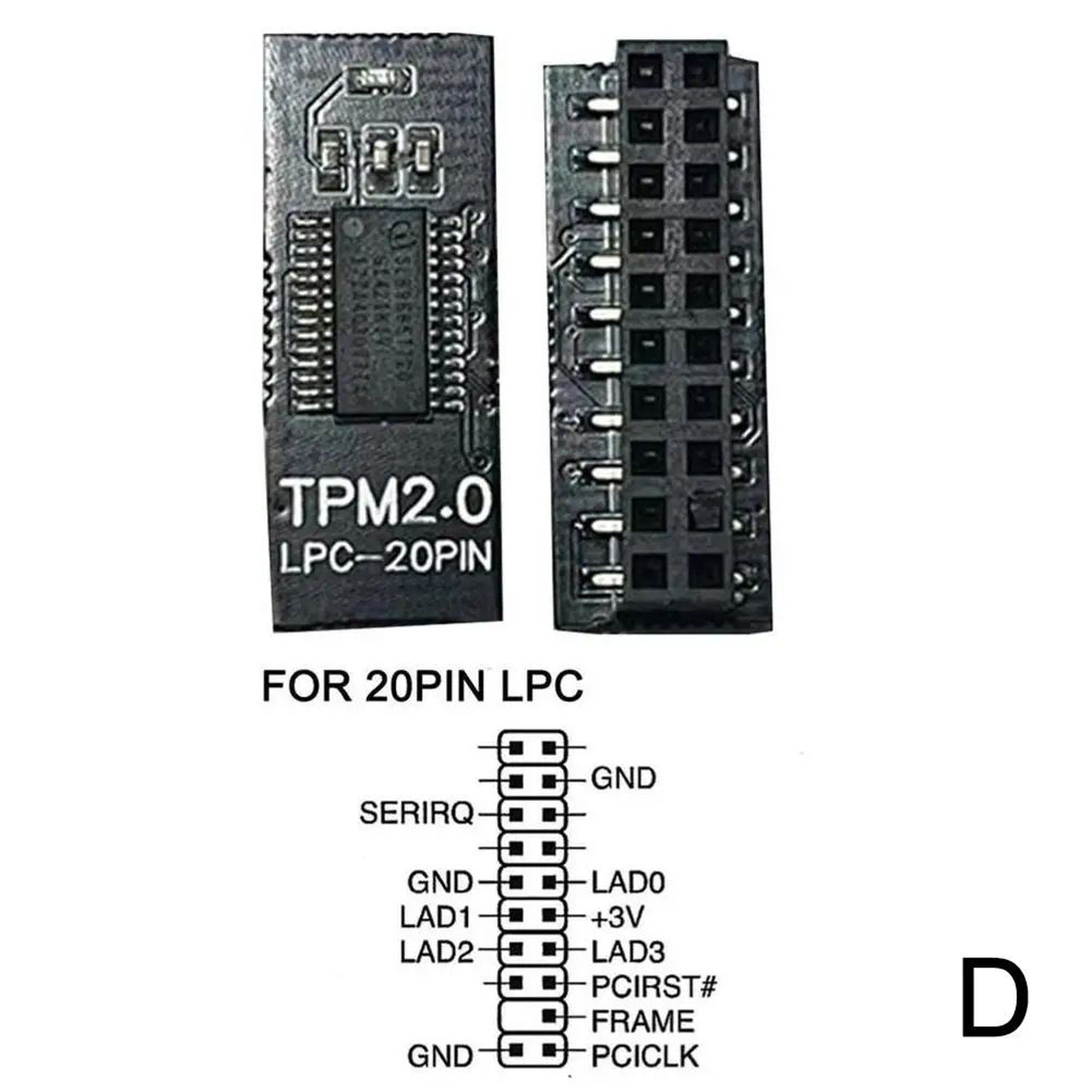 TPM 20 Encryption Security Module  121418201 Pin Trusted Platform Module For MultiBrand Motherboard 9