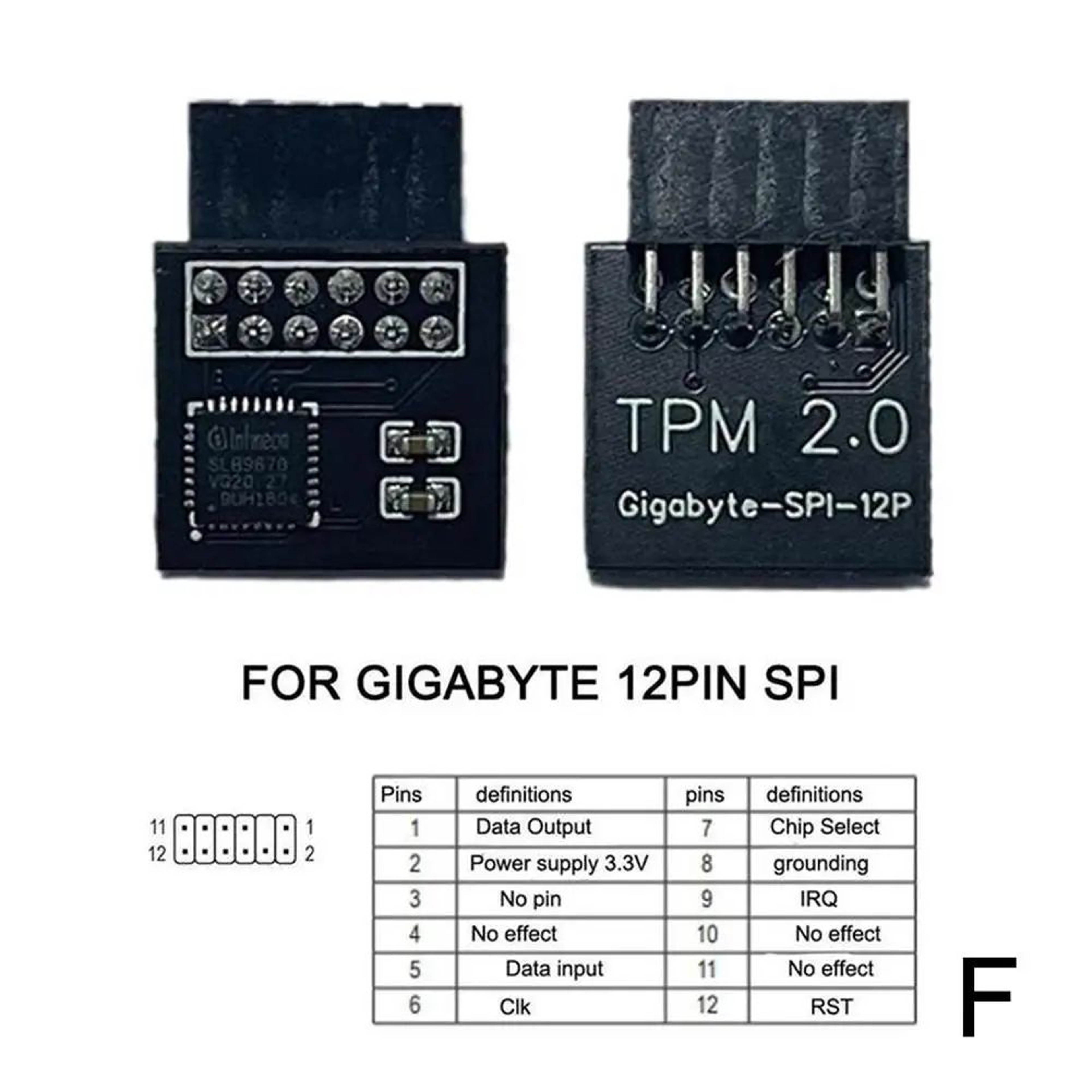 TPM 20 Encryption Security Module  121418201 Pin Trusted Platform Module For MultiBrand Motherboard 11