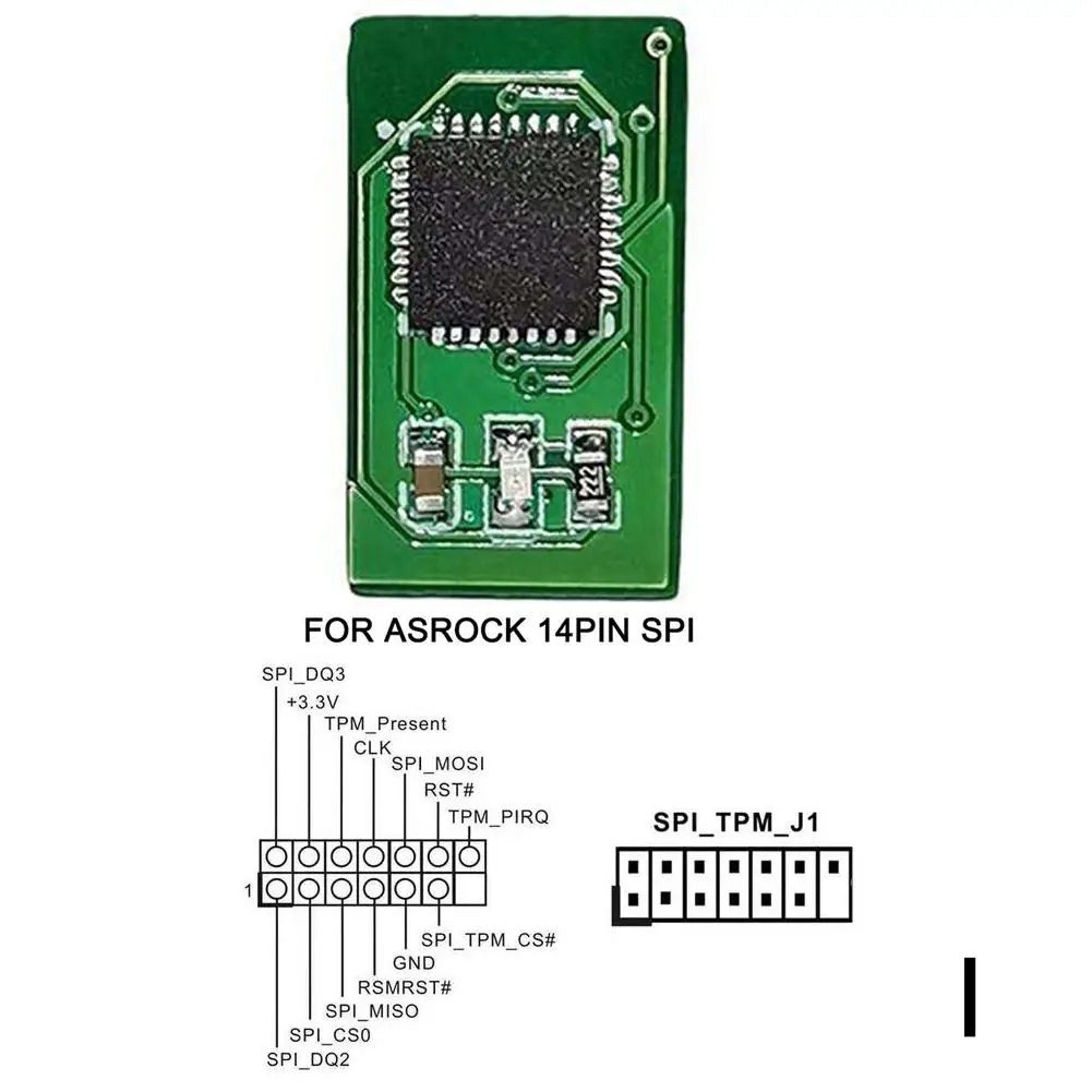 TPM 20 Encryption Security Module  121418201 Pin Trusted Platform Module For MultiBrand Motherboard 14