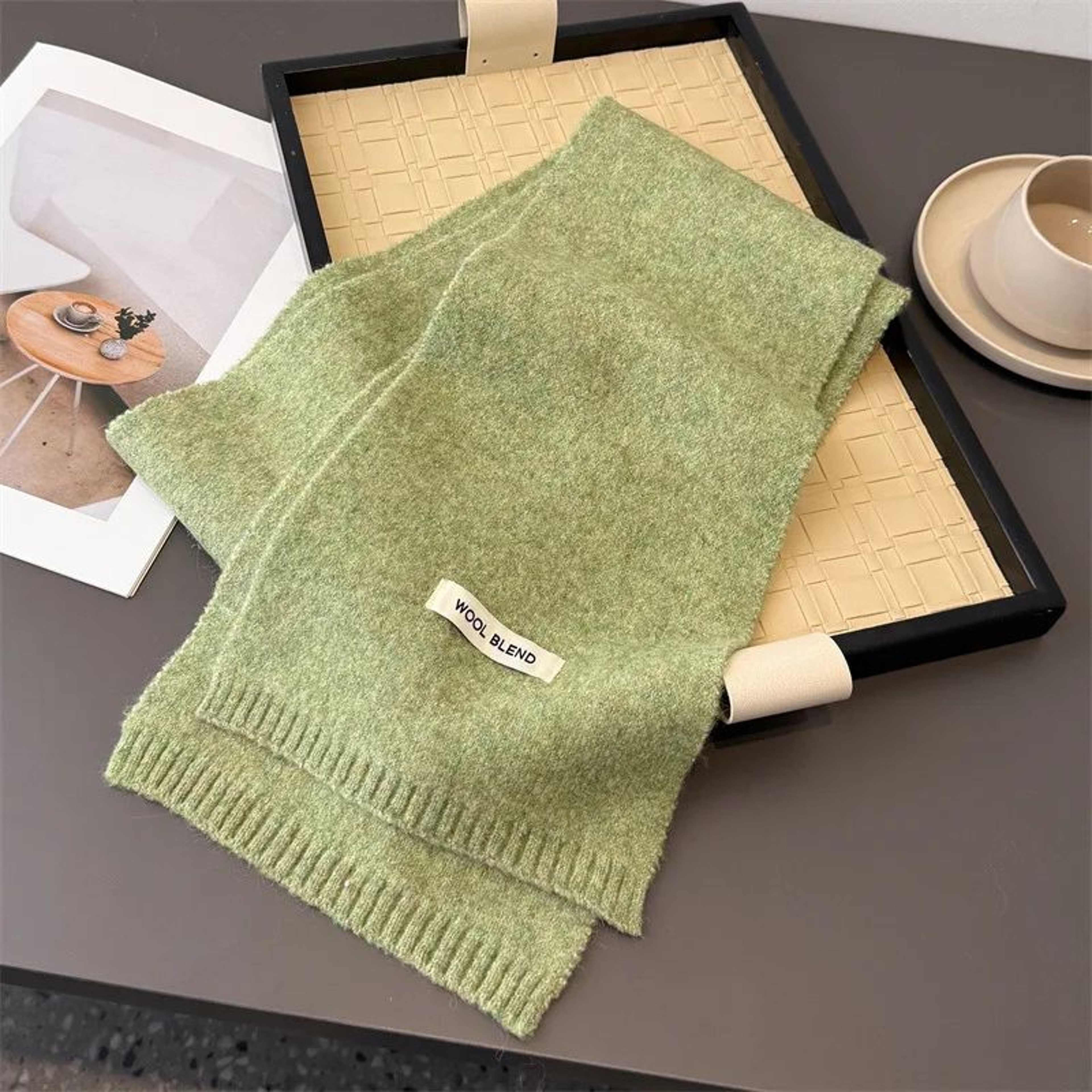 luxury winter scarf for women travel outfit layering