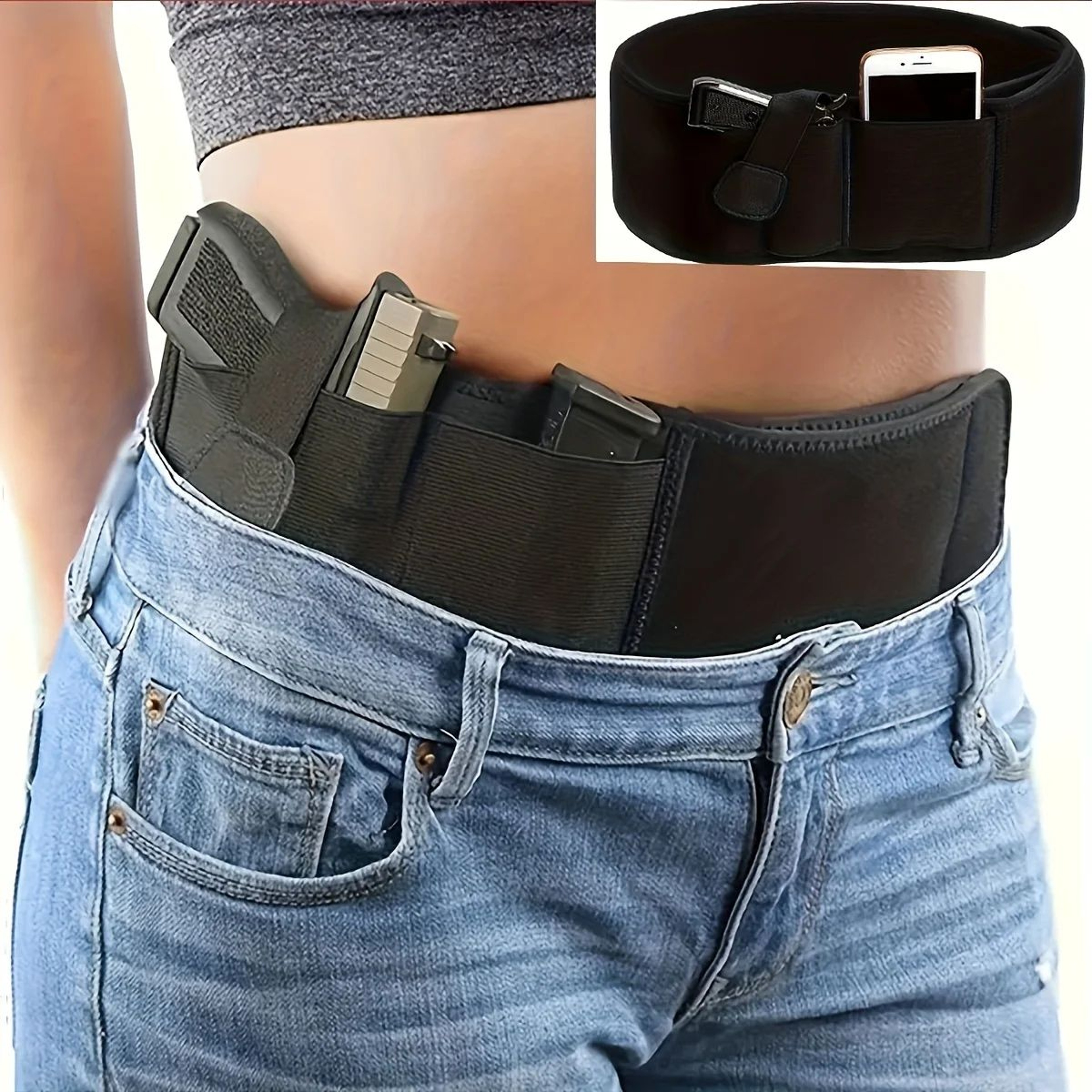 Outdoor Tactical Waist Pouch  Concealed Utility Belt Bag With Waterproof Diving Fabric MultiFunctio 0