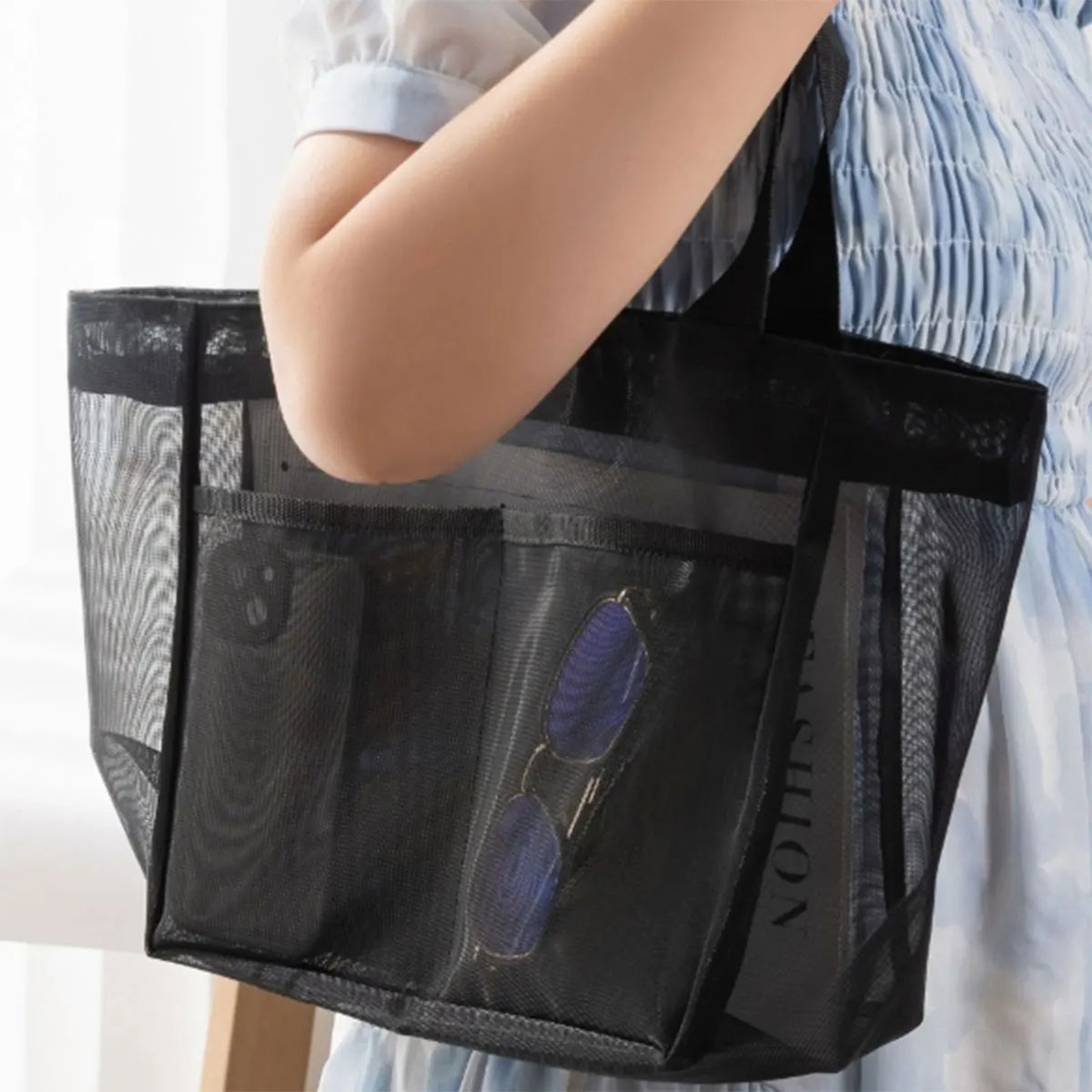 Black Felt Car Seat Back Organizer  MultiPocket Hanging Backseat Storage Pouch For Kids Travel  Ess 5