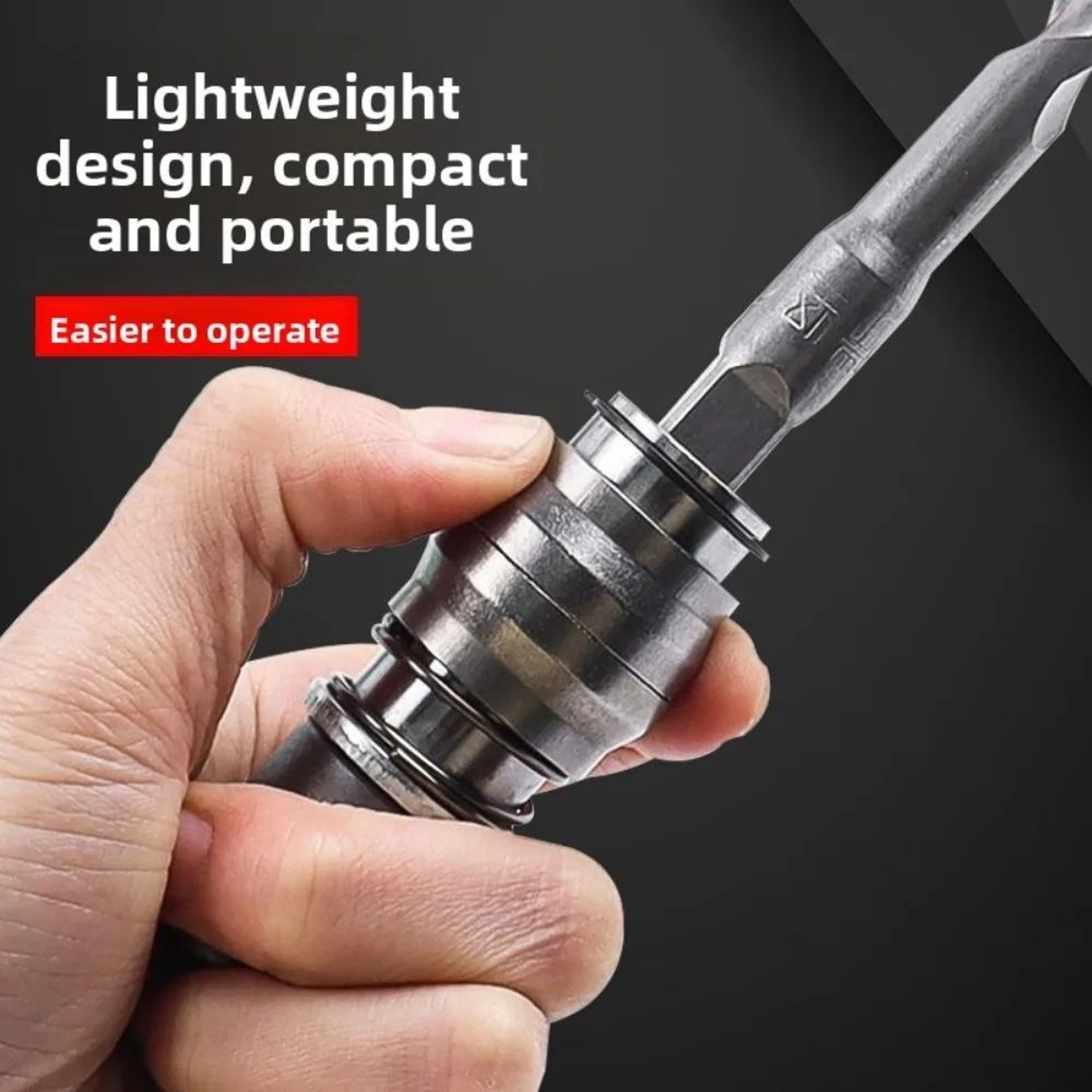 Rotary Hammer Conversion Adapter  HighPower Concrete Drill Converter Lightweight Square Shank Tool  1