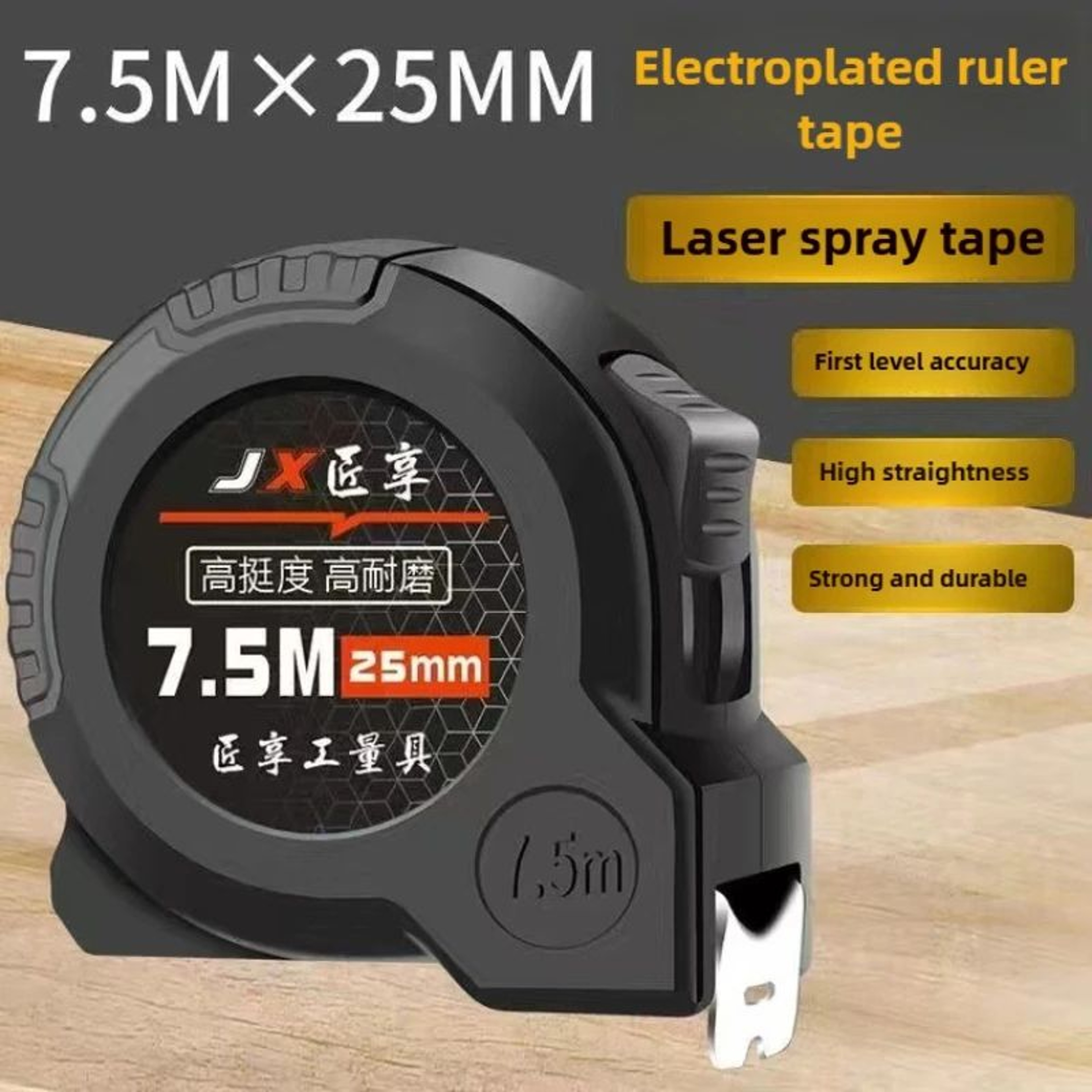AntiDrop Stainless Steel Tape Measure  HeavyDuty Retractable Measuring Tool For Home DIY Constructi 9