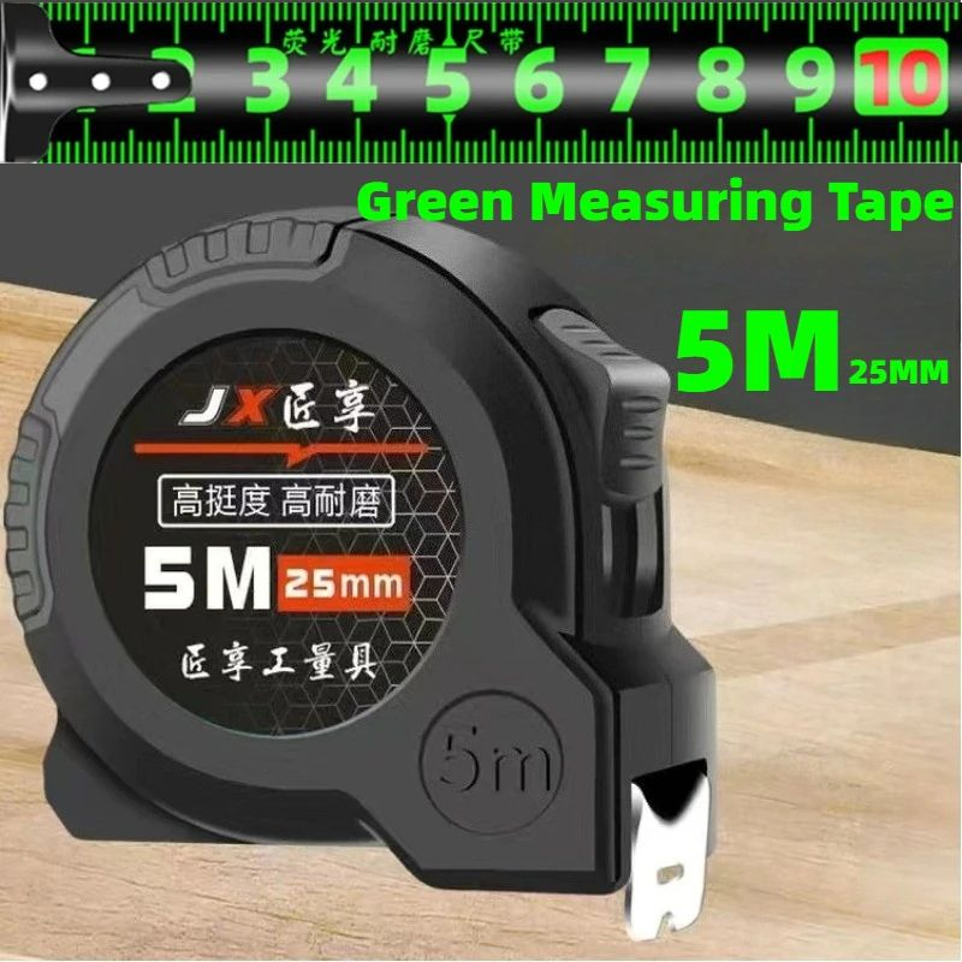 AntiDrop Stainless Steel Tape Measure  HeavyDuty Retractable Measuring Tool For Home DIY Constructi 10