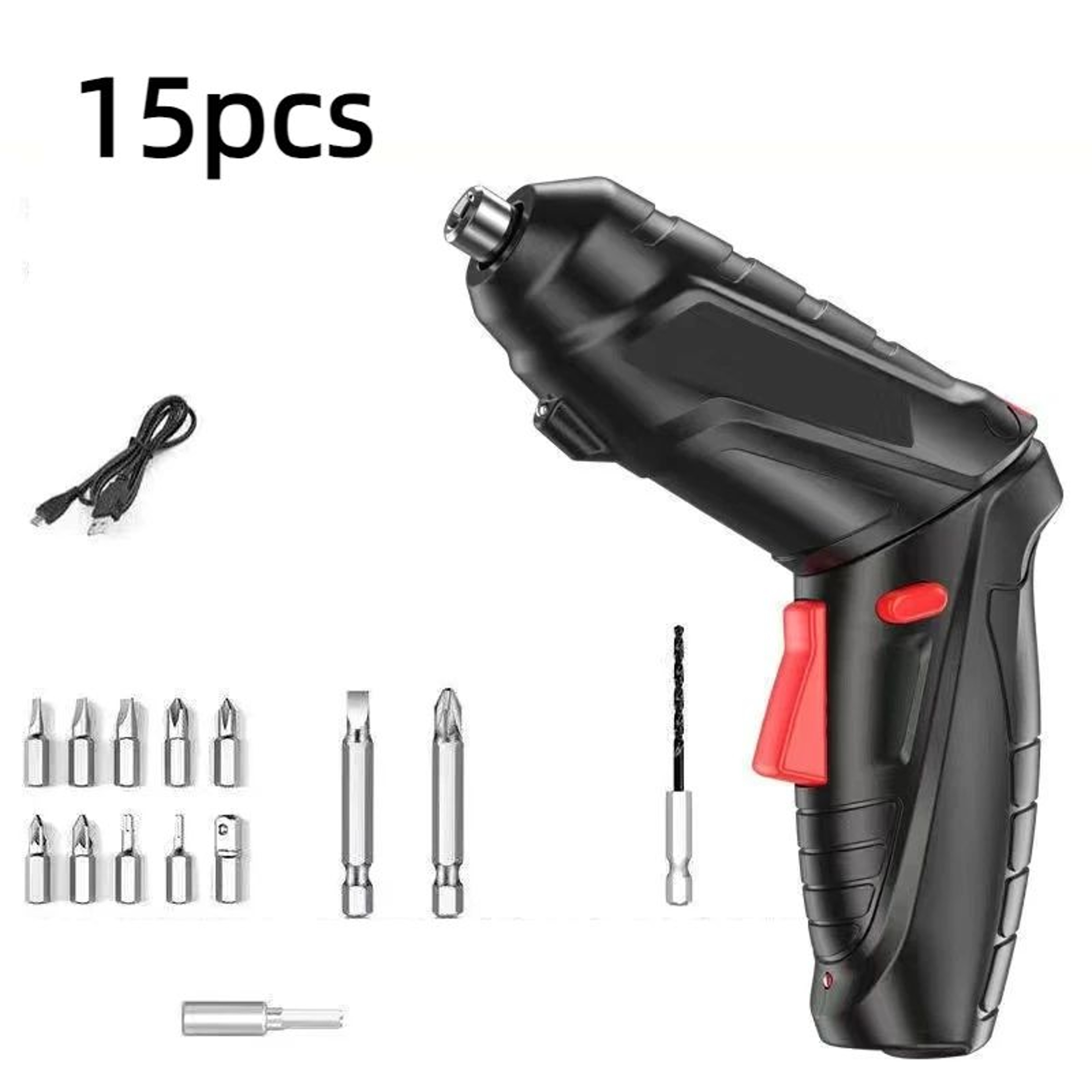 Mini Cordless Electric Screwdriver Drill  Rechargeable Power Tool For Home DIY Furniture Assembly   6