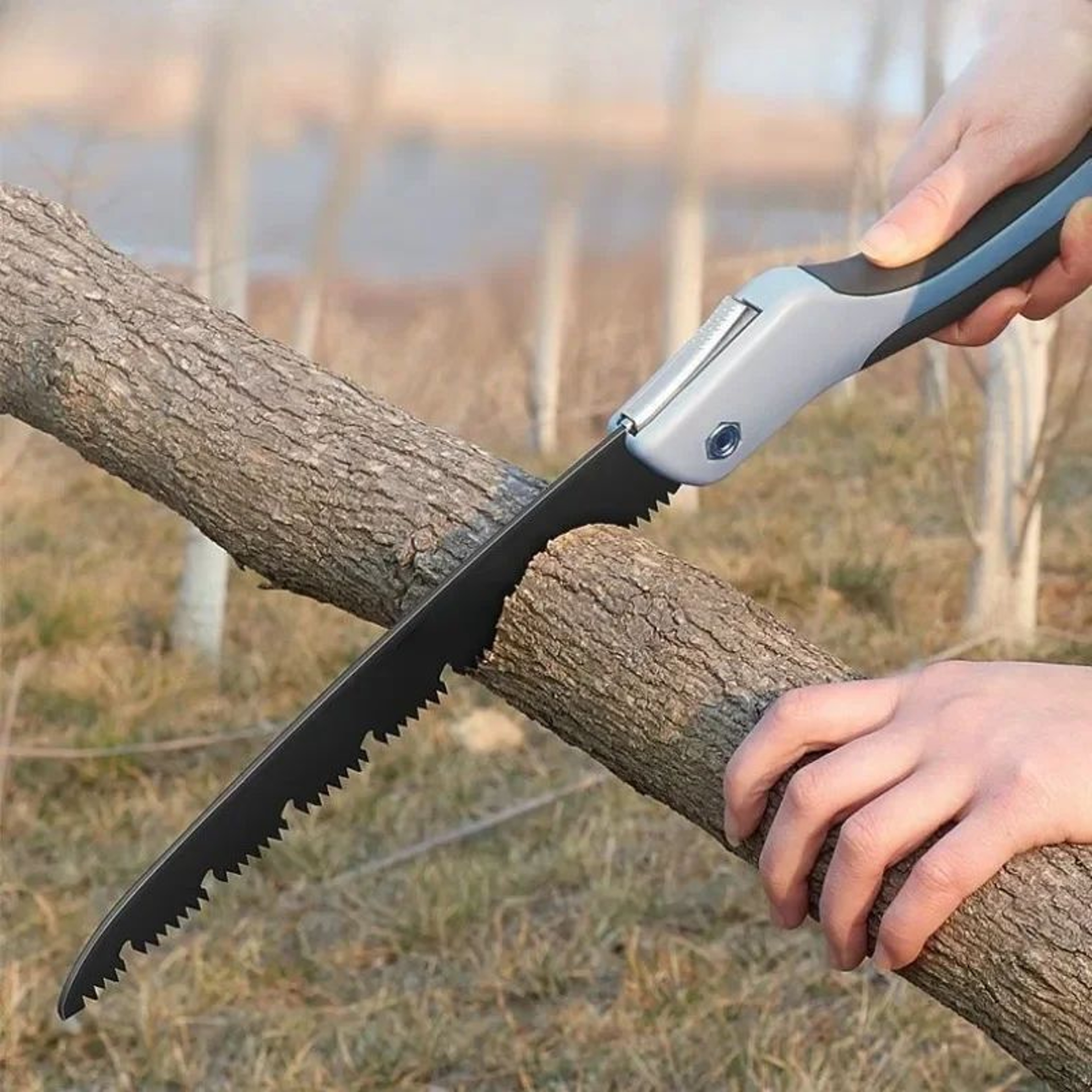 HeavyDuty Folding Hand Saw For Wood Cutting  Sharp Pruning  Camping Saw For Trees Garden Branches   0