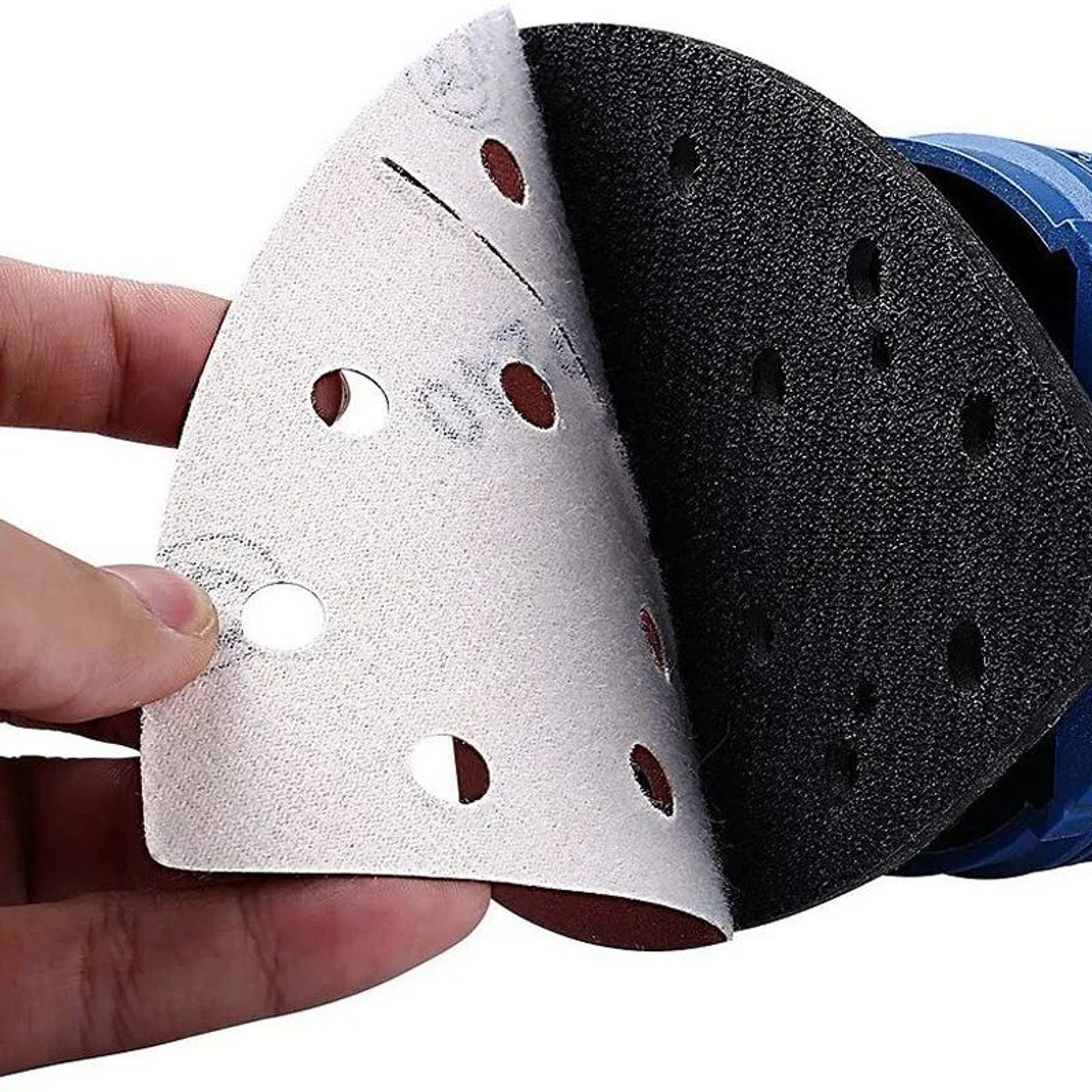 Triangular Detail Sandpaper Set 11Hole 402000 Grit Hook  Loop Sheets For Mouse Sander MultiPack 4